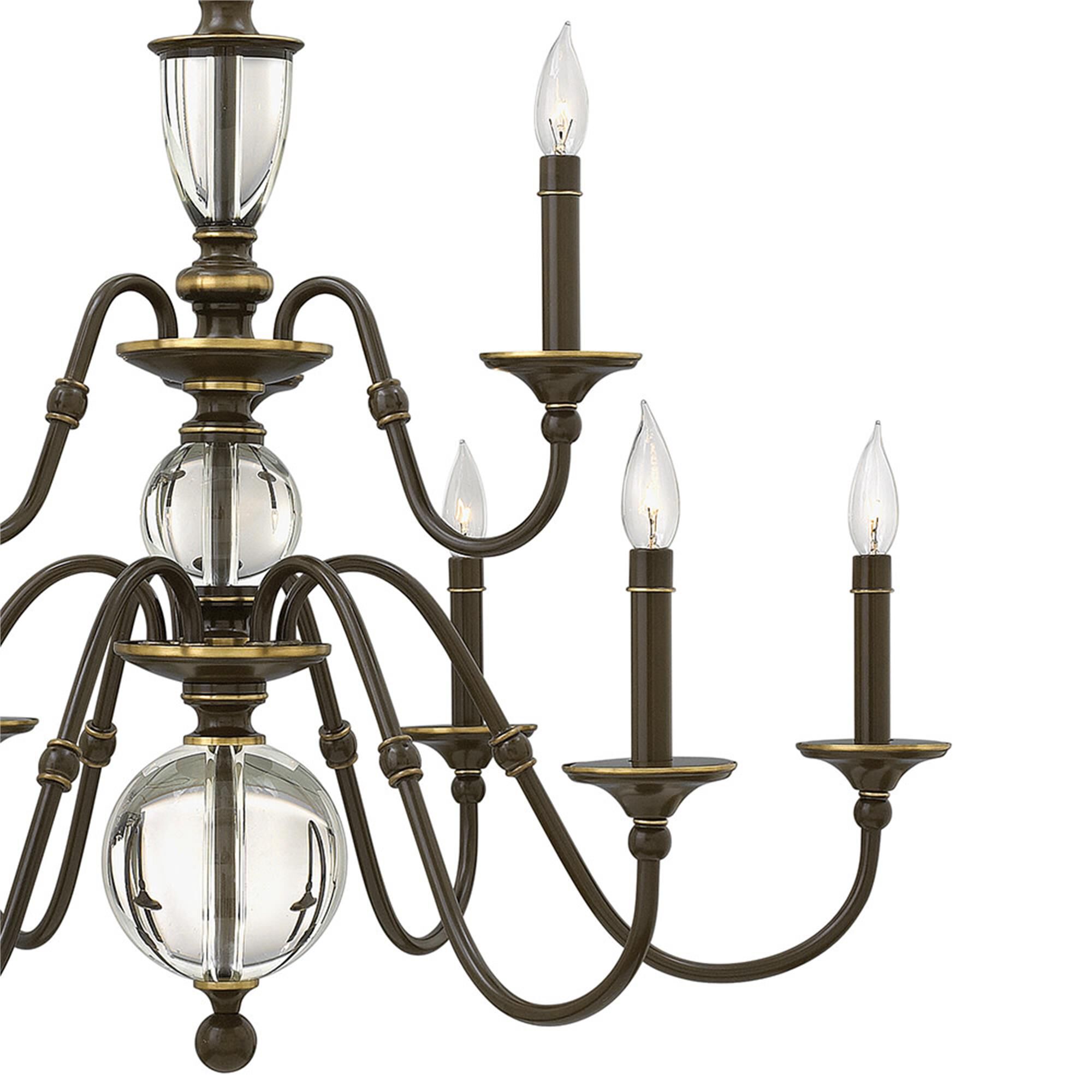 Eleanor 35 Inch Chandelier,