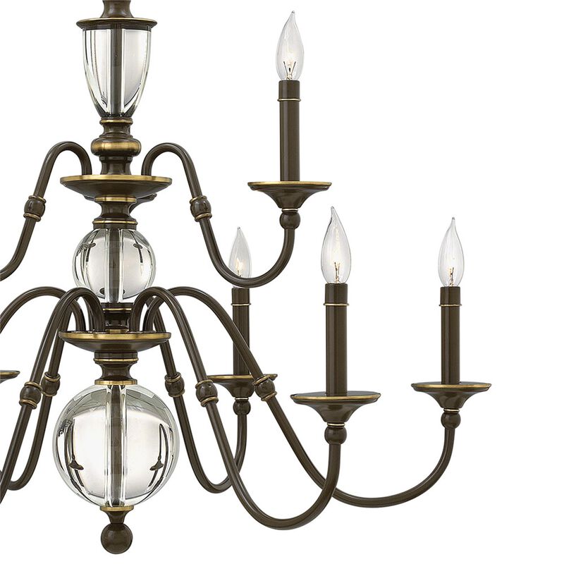 Eleanor 35 Inch Chandelier by Hinkley
