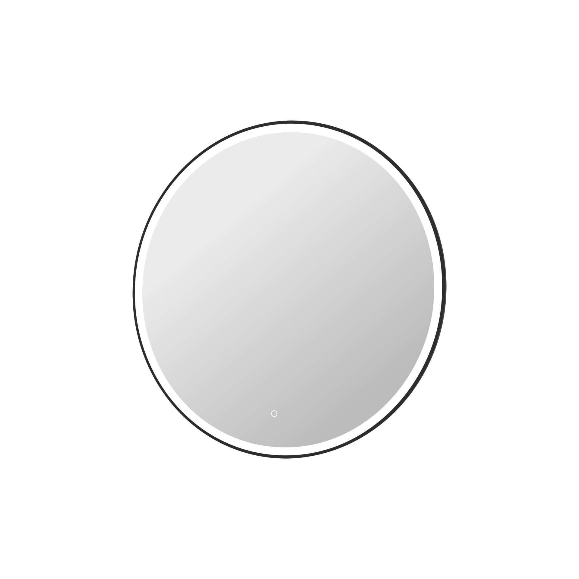 Harmoni 42 Inch Round LED Lighted Mirror by Elegant Decor