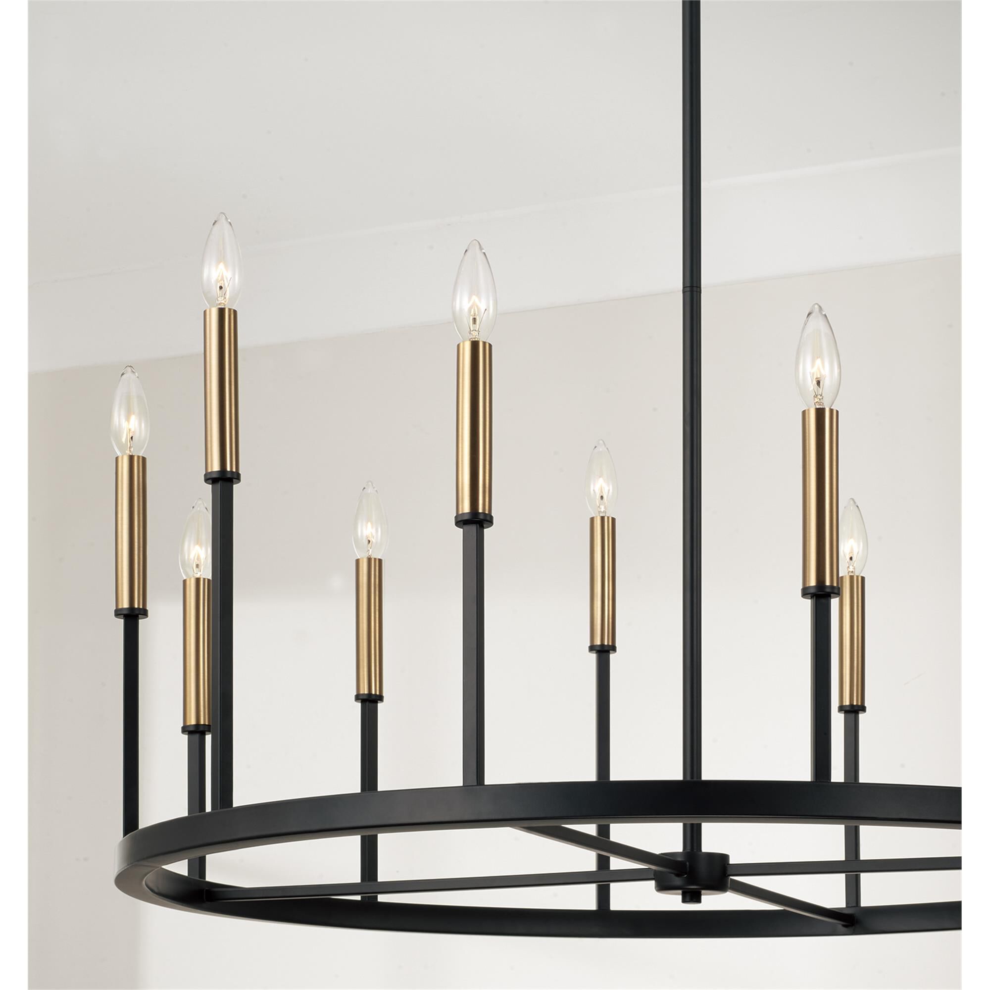 Shown in Espresso And Brass finish