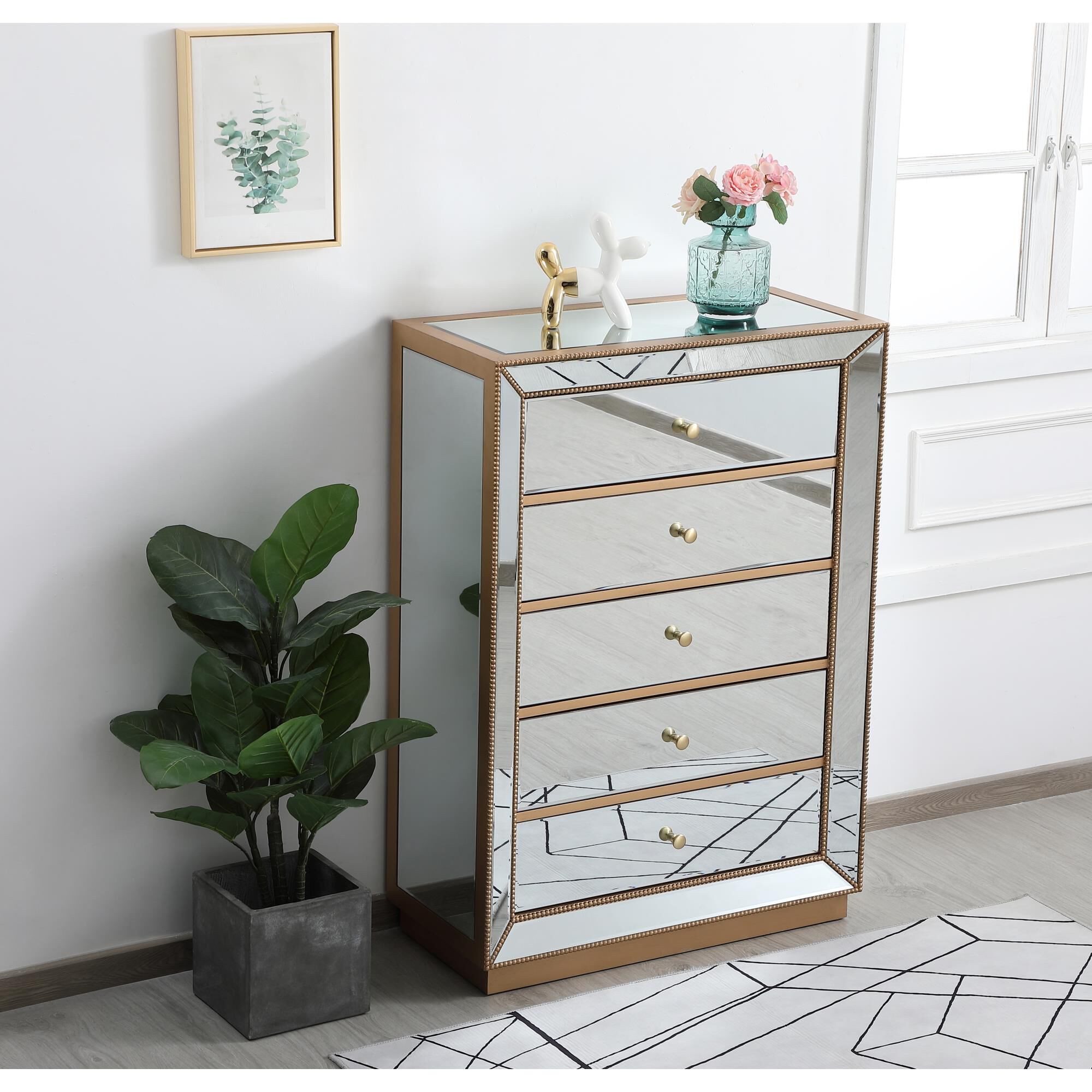 Shown in Antique Gold finish