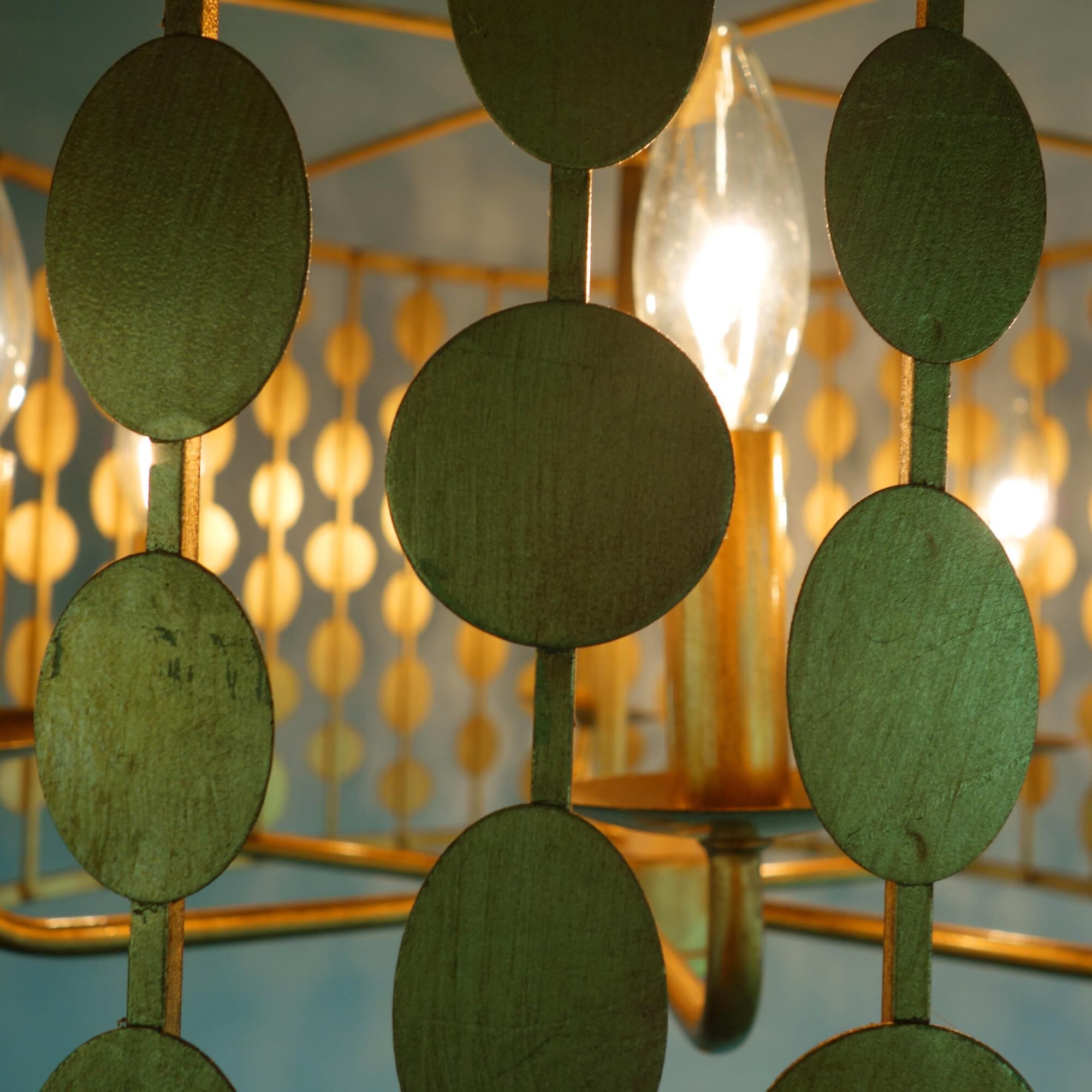 Shown in Antique Gold finish