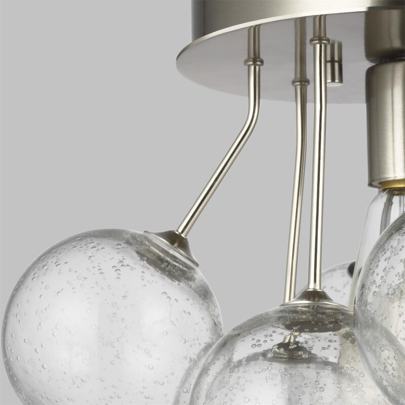 Sean Lavin Bronzeville 15 Inch Semi Flush Mount by Visual Comfort Studio