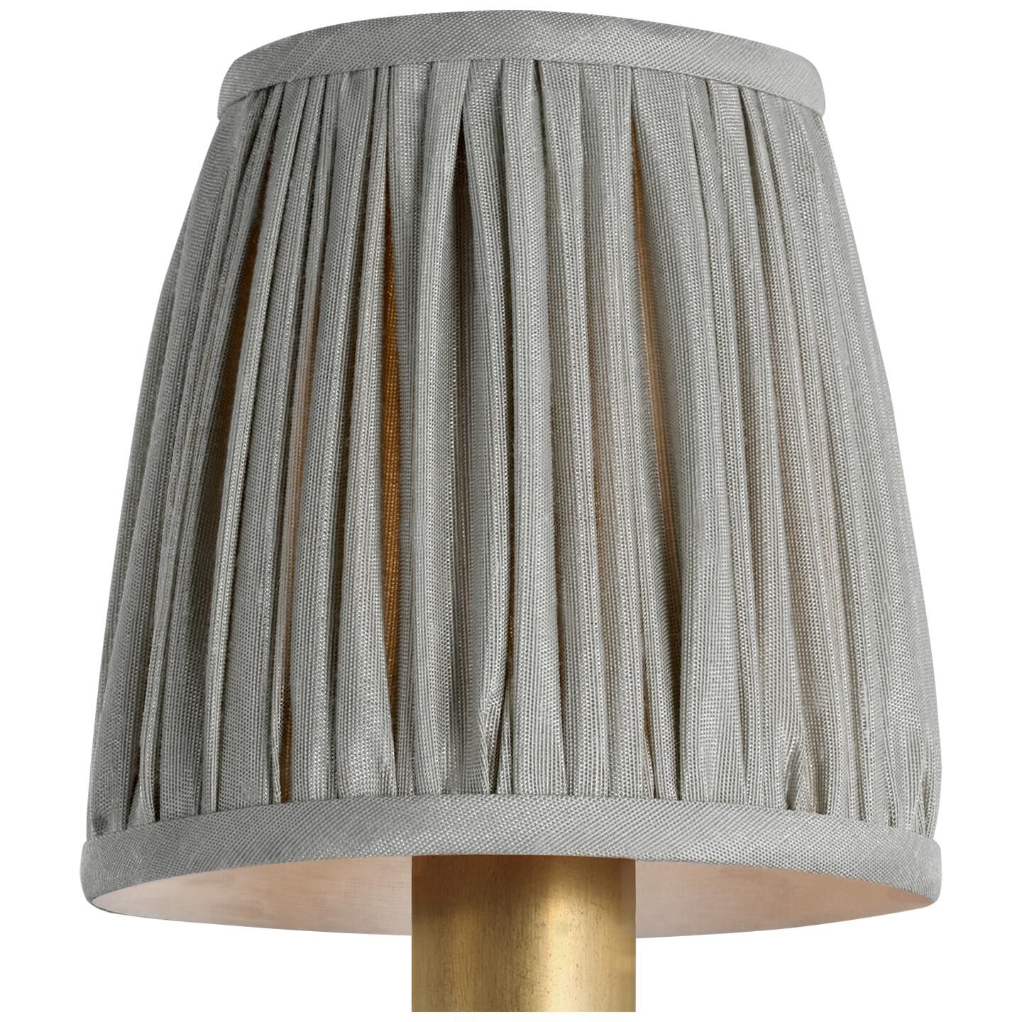 Shown in Pleated Mist Silk finish