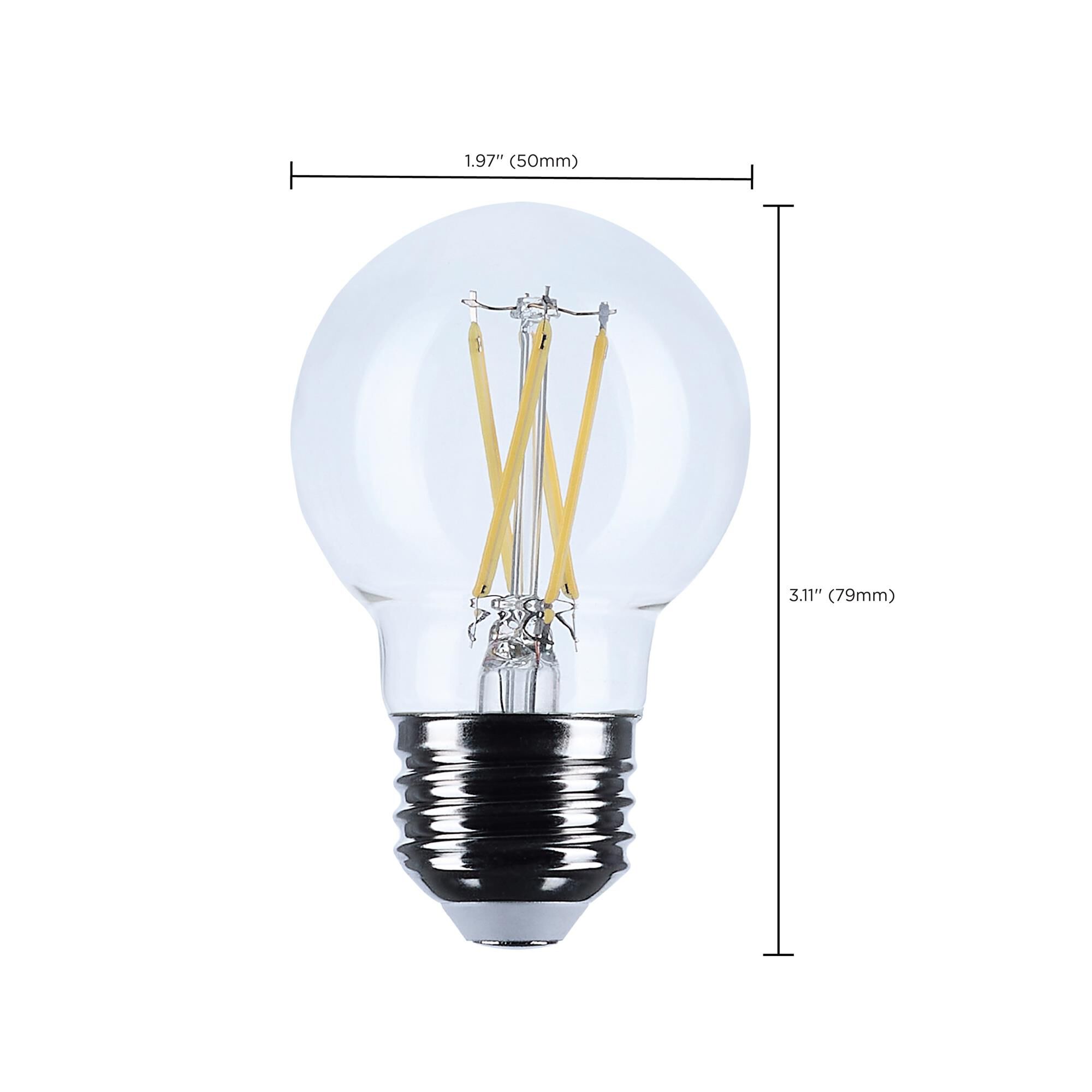 Dimmable 4 Watt 3500K G16.5 LED Light Bulb,