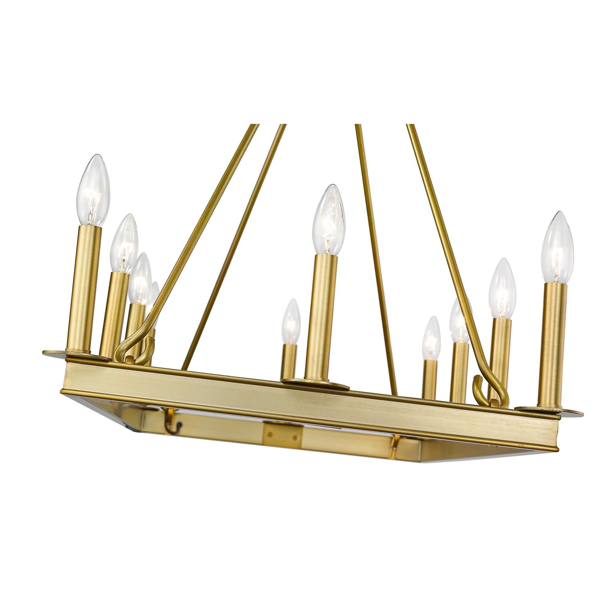 Shown in Olde Brass finish and --- glass and --- shade