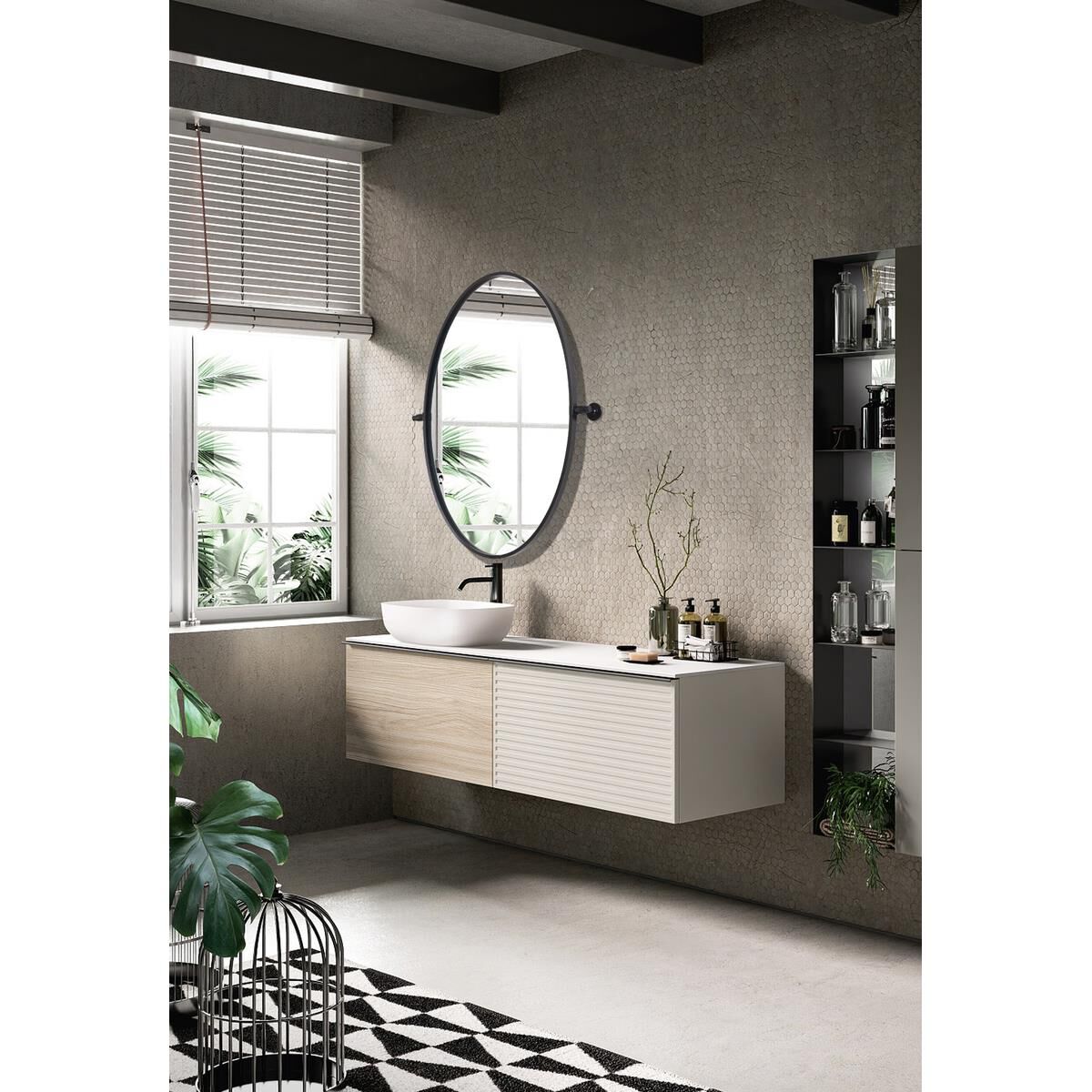 Everly 32 Inch Decorative Mirror by Elegant Decor