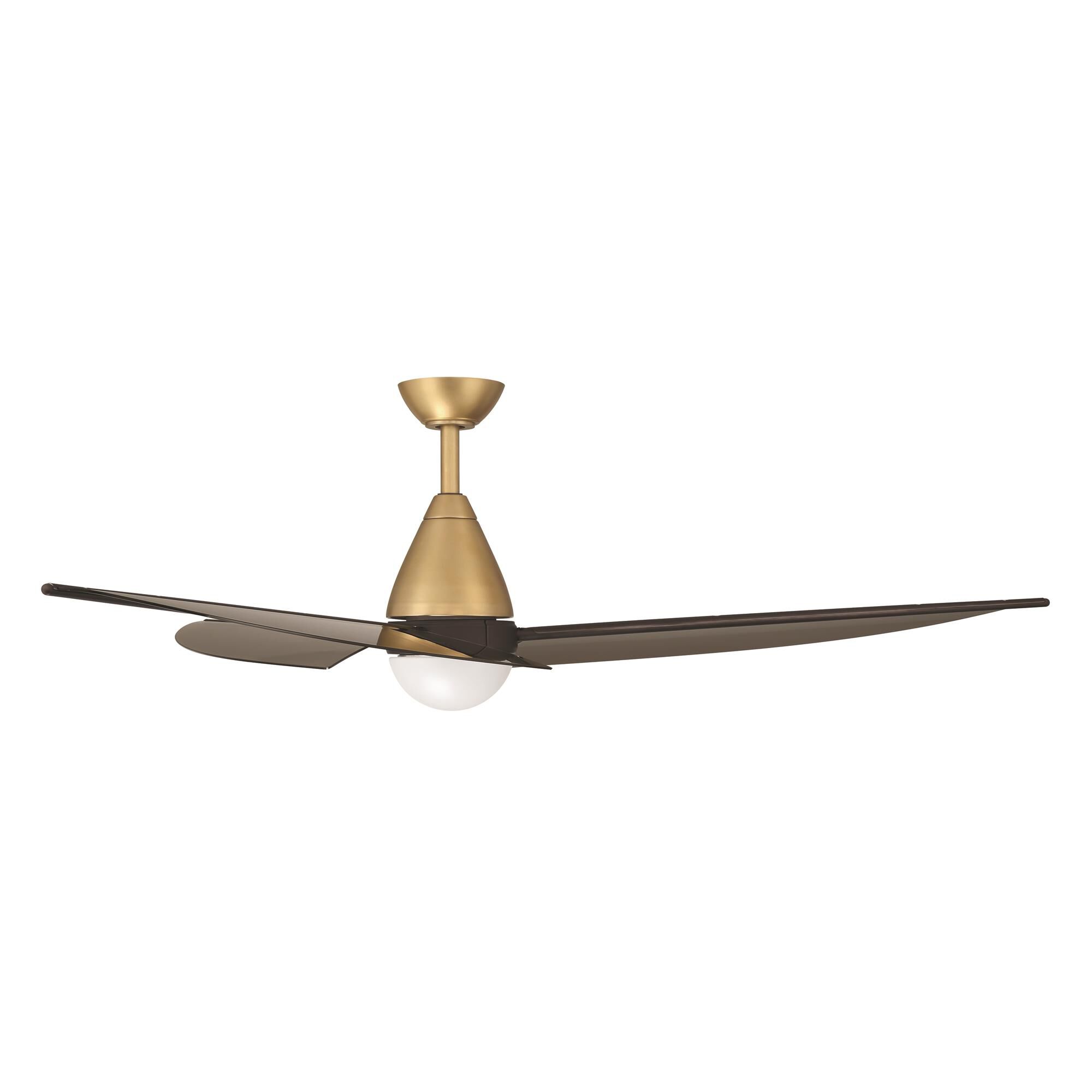 Shown in Heritage Brass finish and White shade