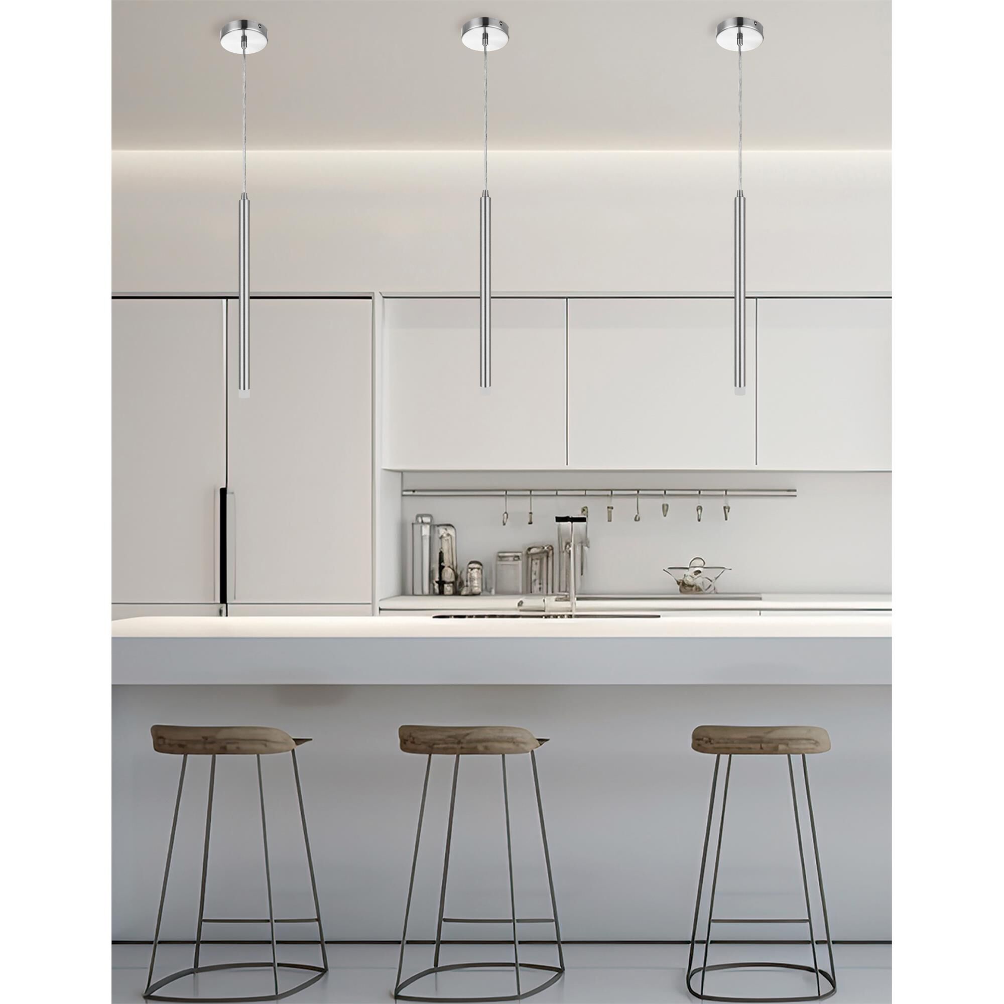 Shown in Polished Chrome finish and Clear glass