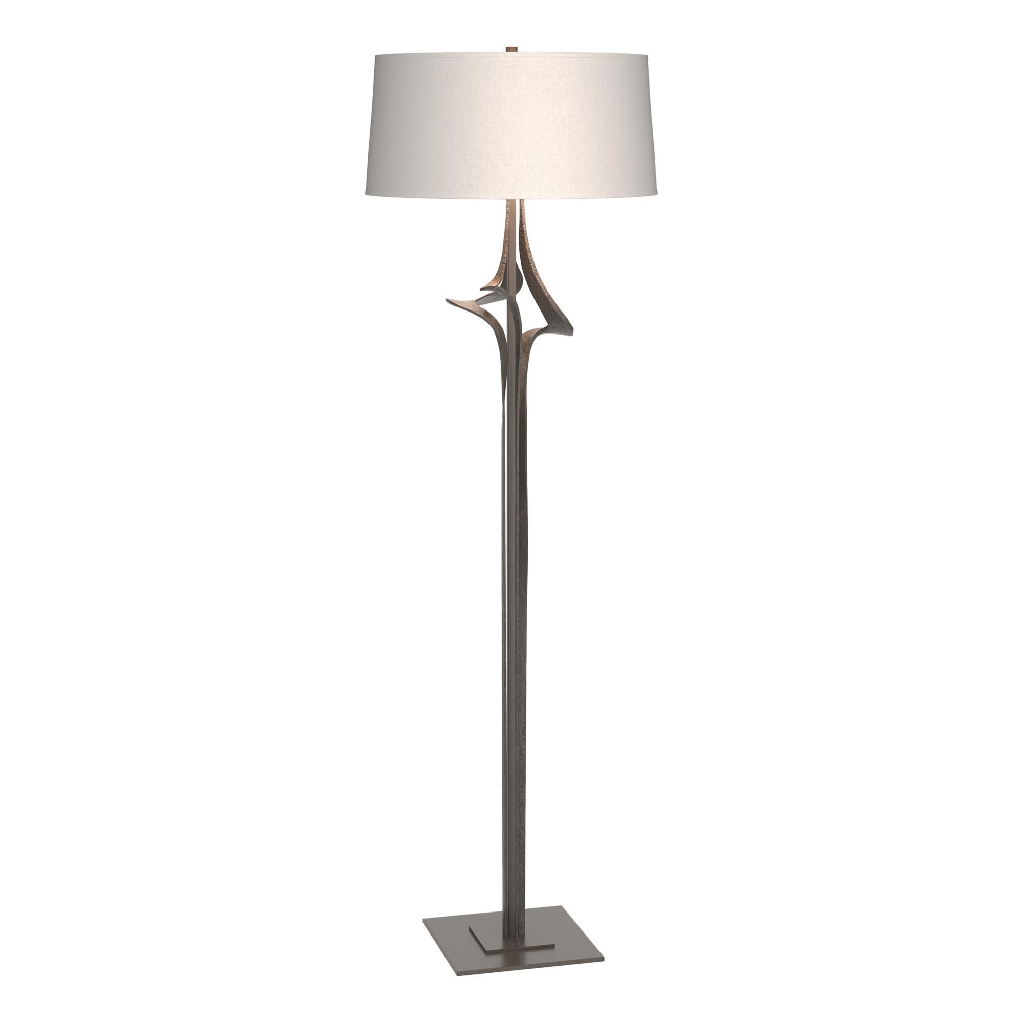 Shown in Dark Smoke finish and Flax shade