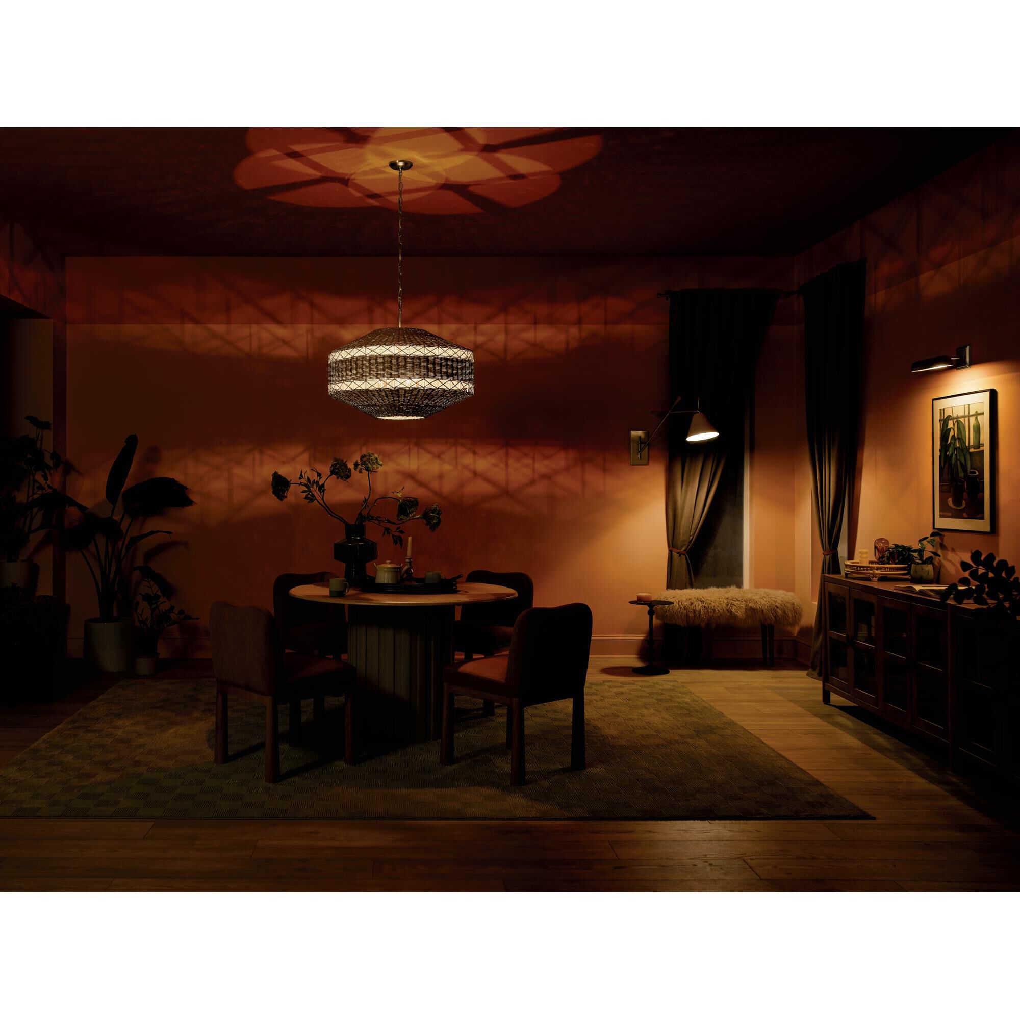 Lulo 30 Inch Cage Pendant by Kichler Lighting