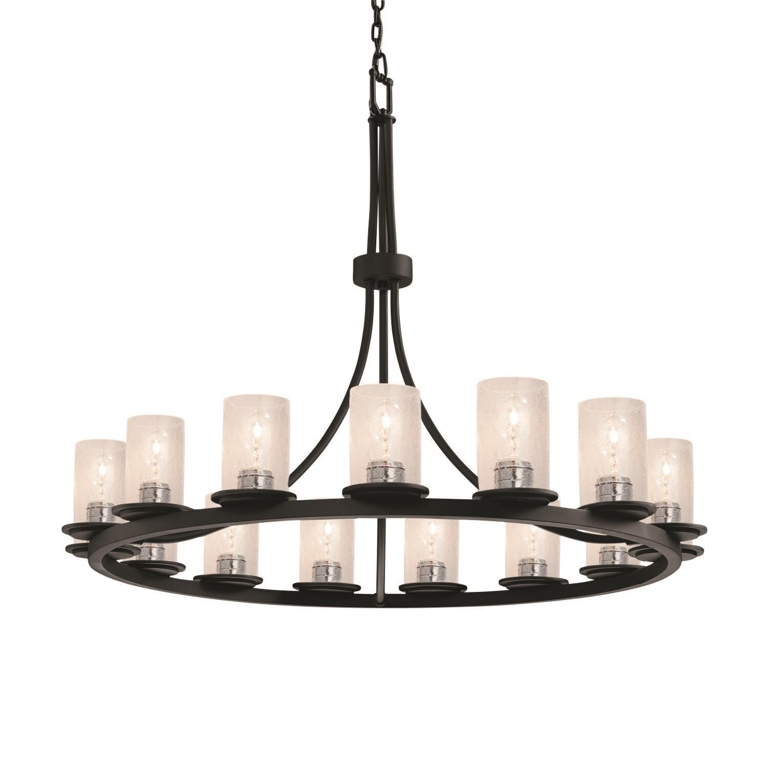 Fusion 42 Inch 15 Light Chandelier by Justice Design Group