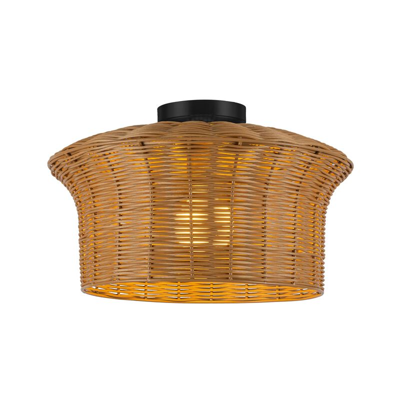 Hae Jung Roe Kai 16 Inch Semi Flush Mount by Alora Mood