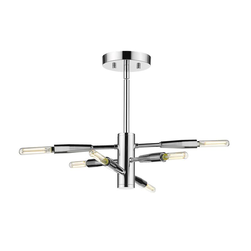 Ascension 16 Inch 6 Light Semi Flush Mount by Z-Lite