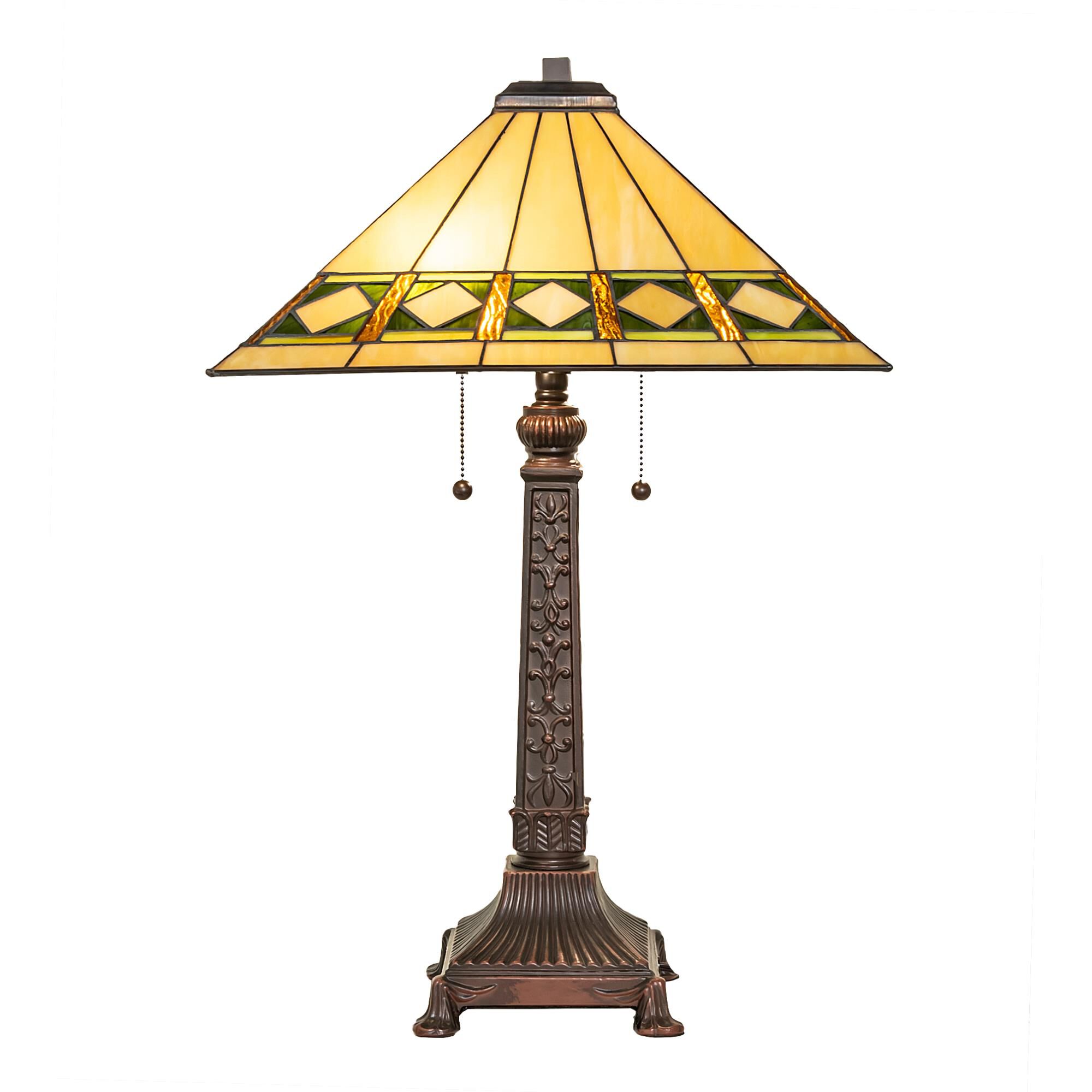 Diamond Band Mission 27 Inch Table Lamp by Meyda Lighting