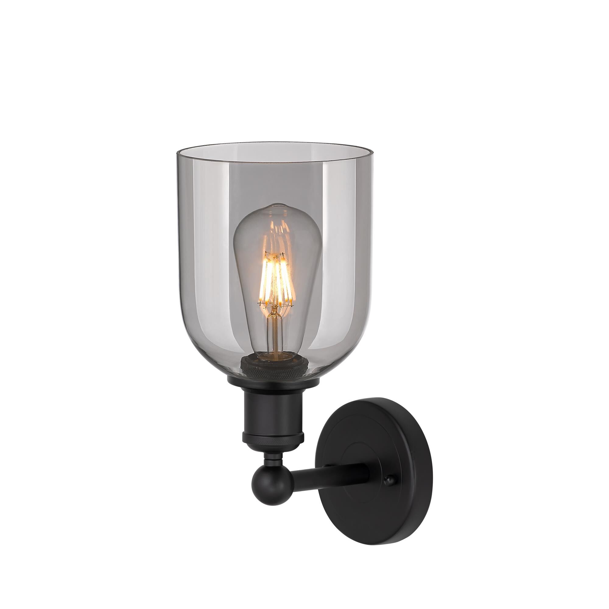 Shown in Matte Black finish and Light Smoke glass