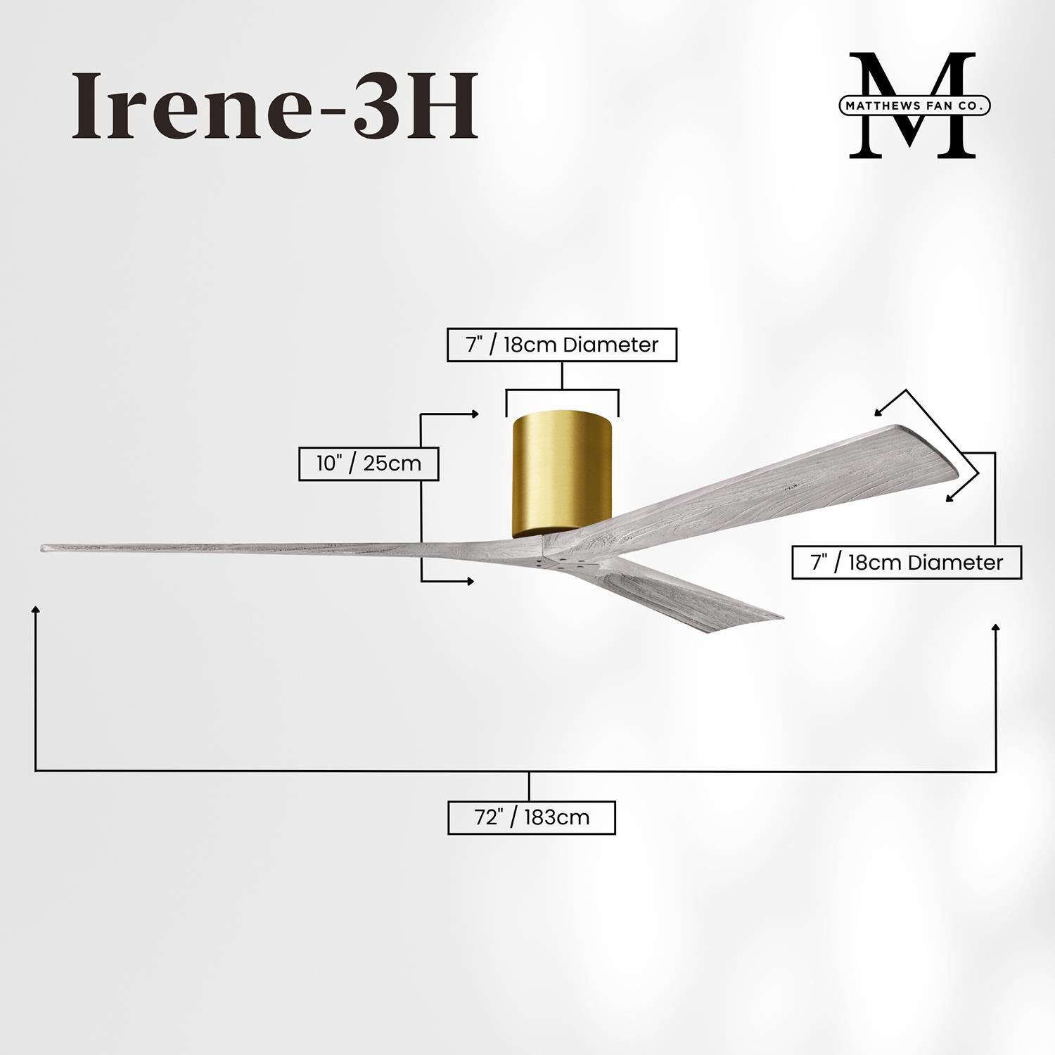 Shown in Brushed Brass finish