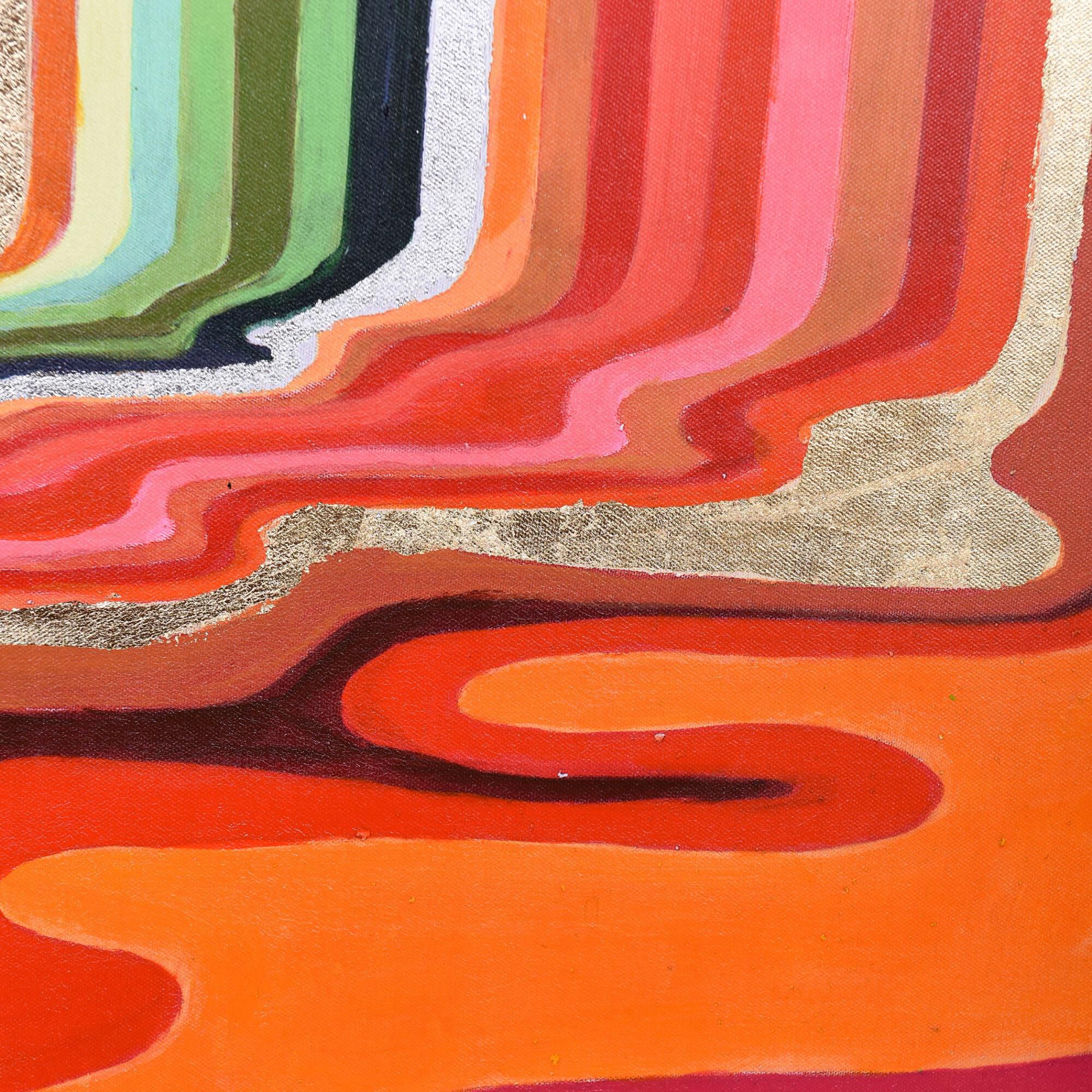 Chromatic Waterfall Alternative Wall Art by Stylecraft