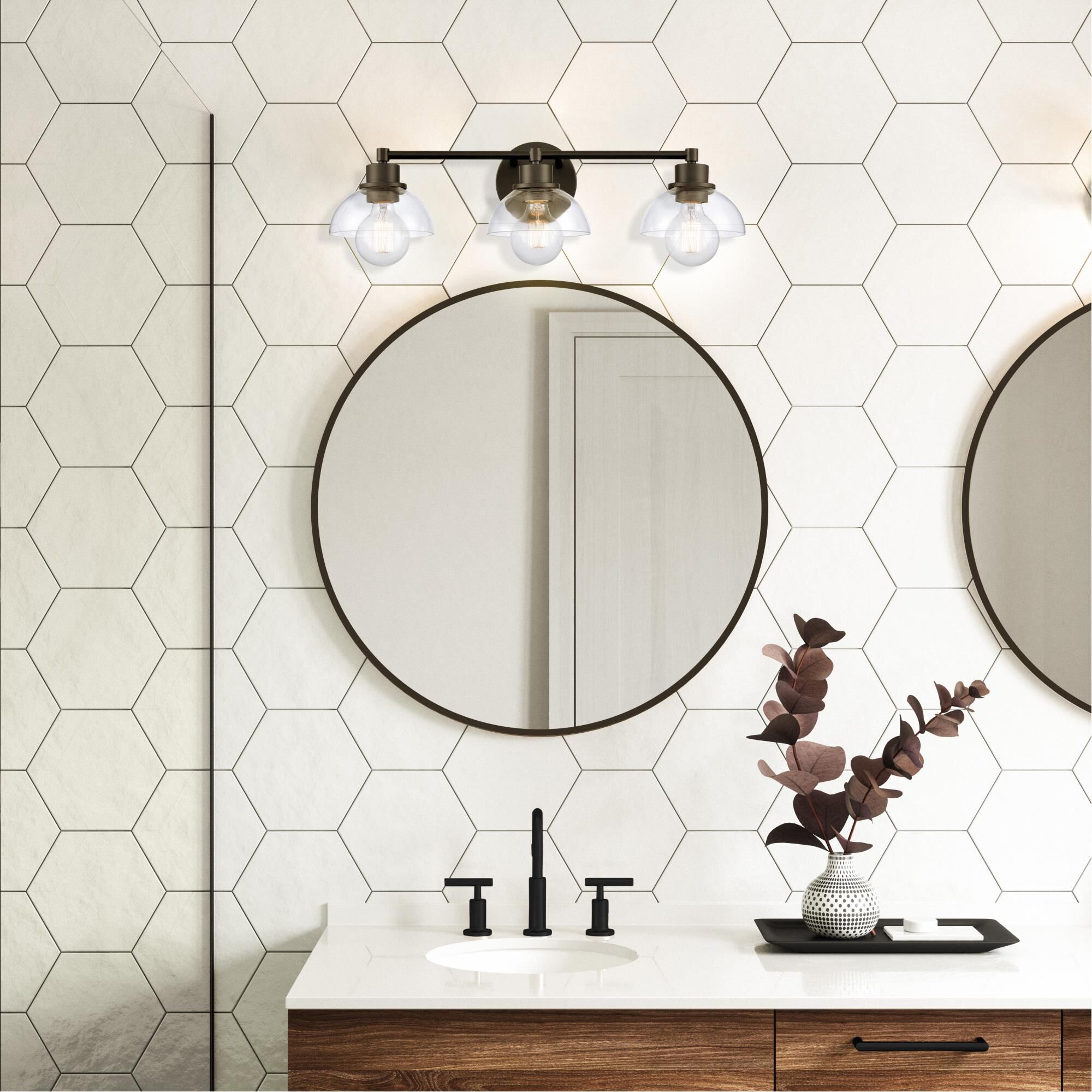 Julian 24 Inch 3 Light Bath Vanity Light by ELK Lighting