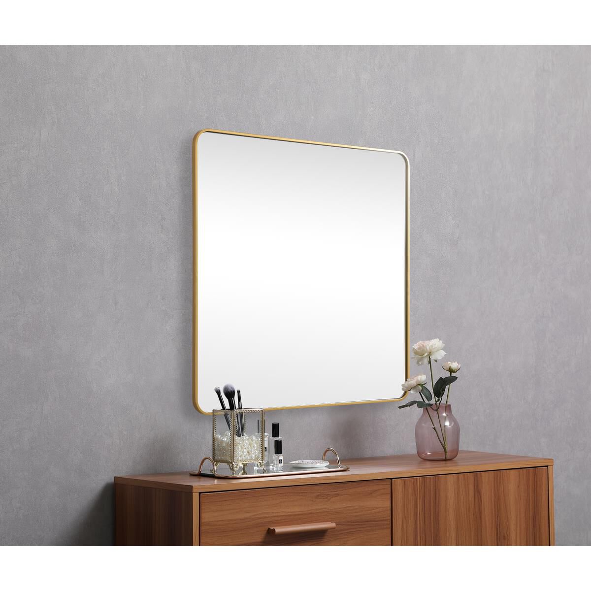 Evermore 48 Inch Bathroom Mirror by Elegant Decor