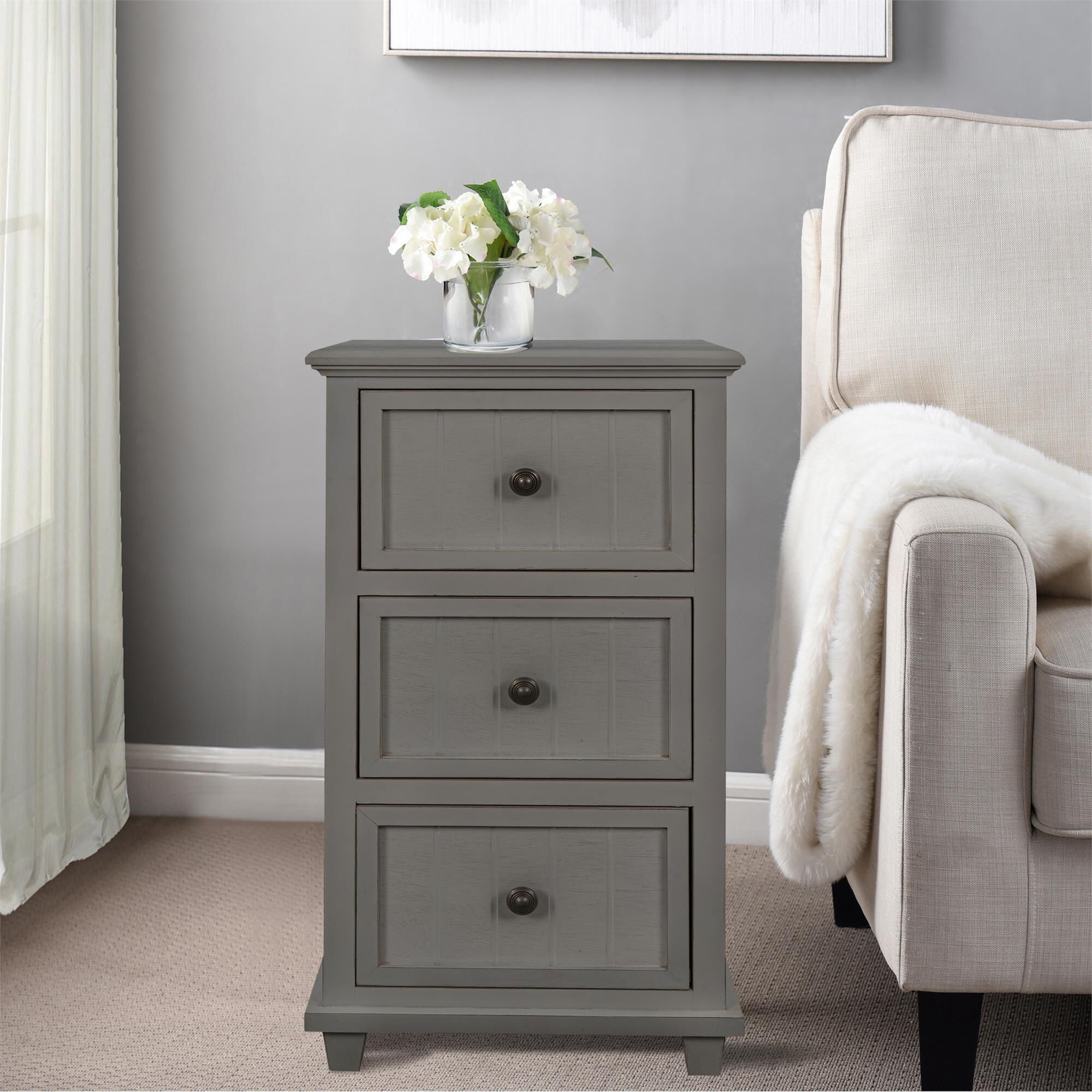Shown in Vintage Gray Wash finish