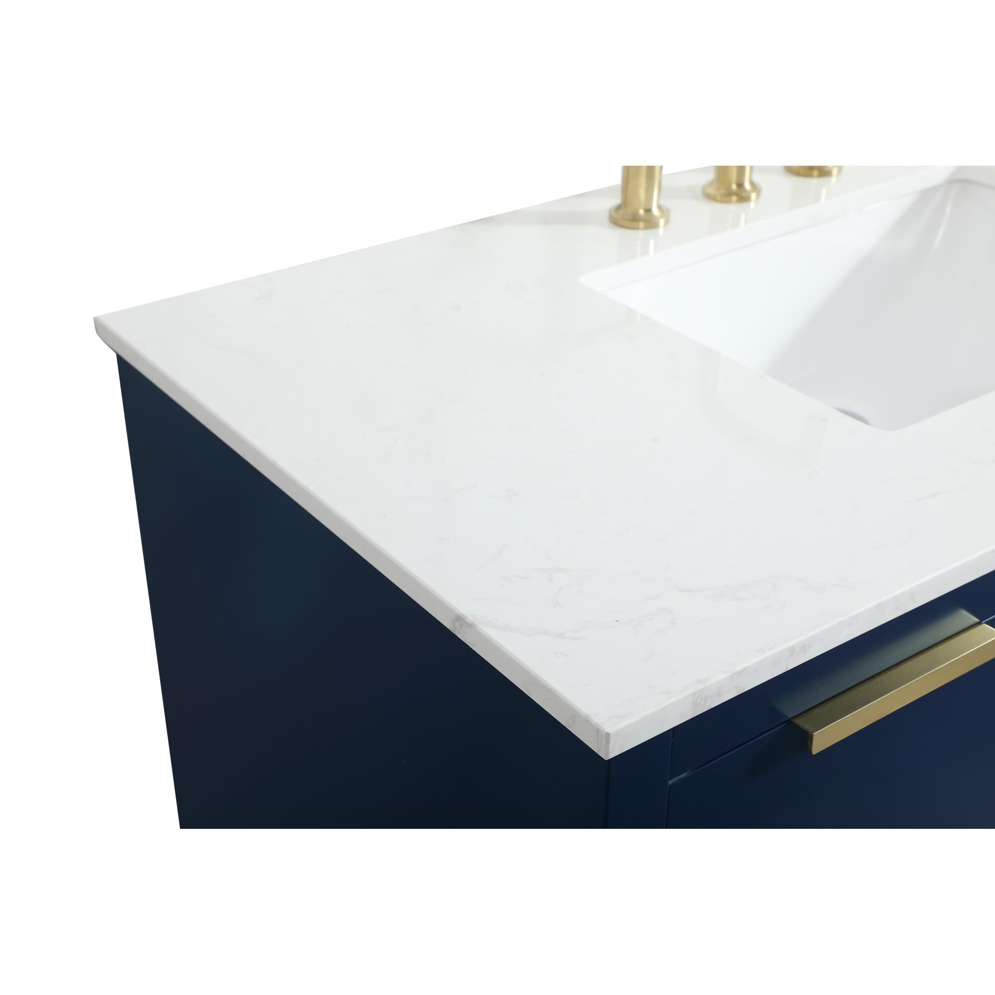 Shown in Blue finish