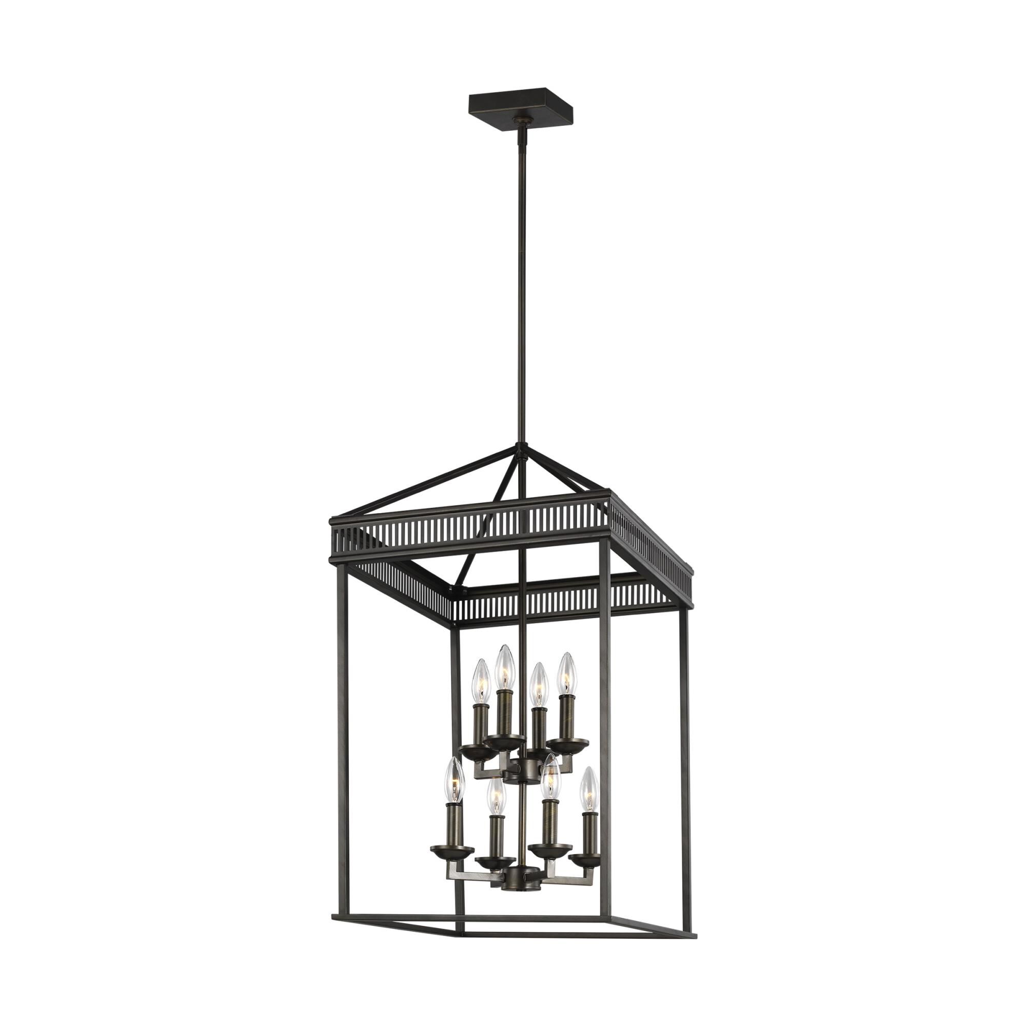 Woodruff 17 Inch 8 Light Mini Chandelier by Generation Lighting