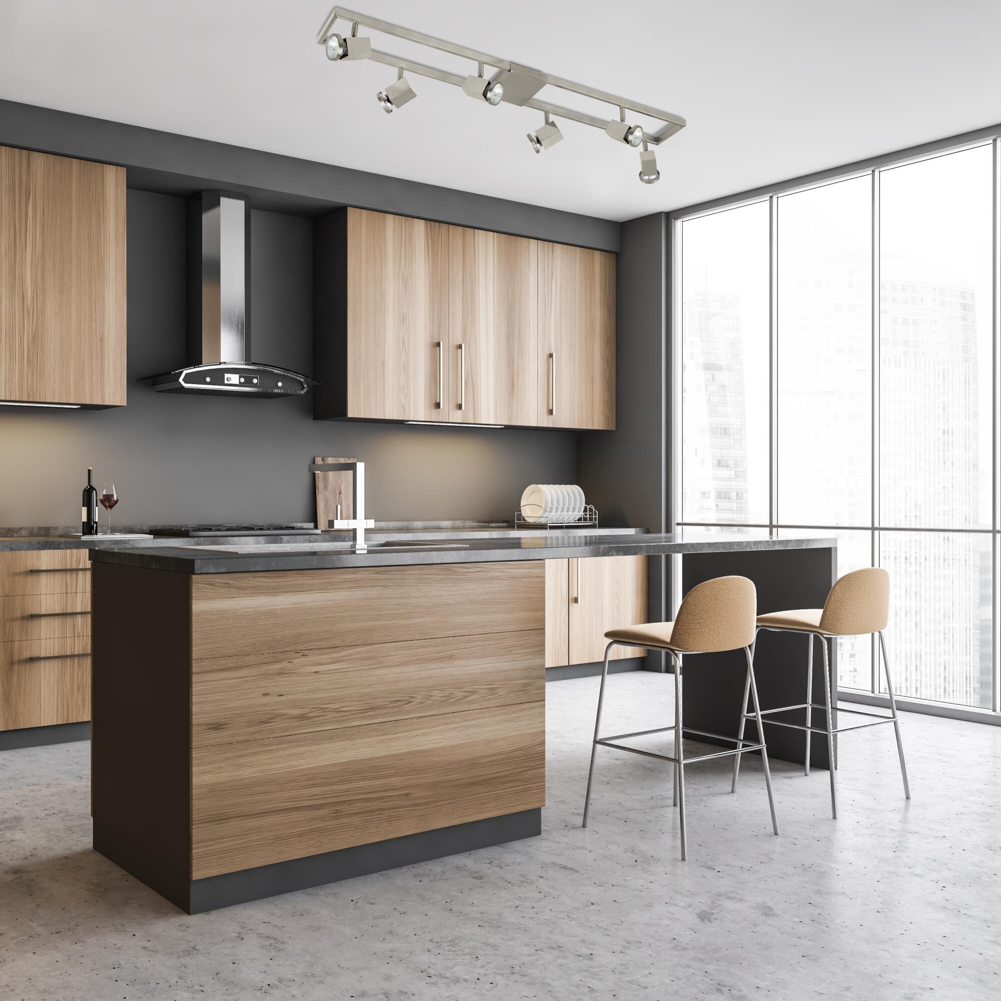 Shown in Matte Nickel finish