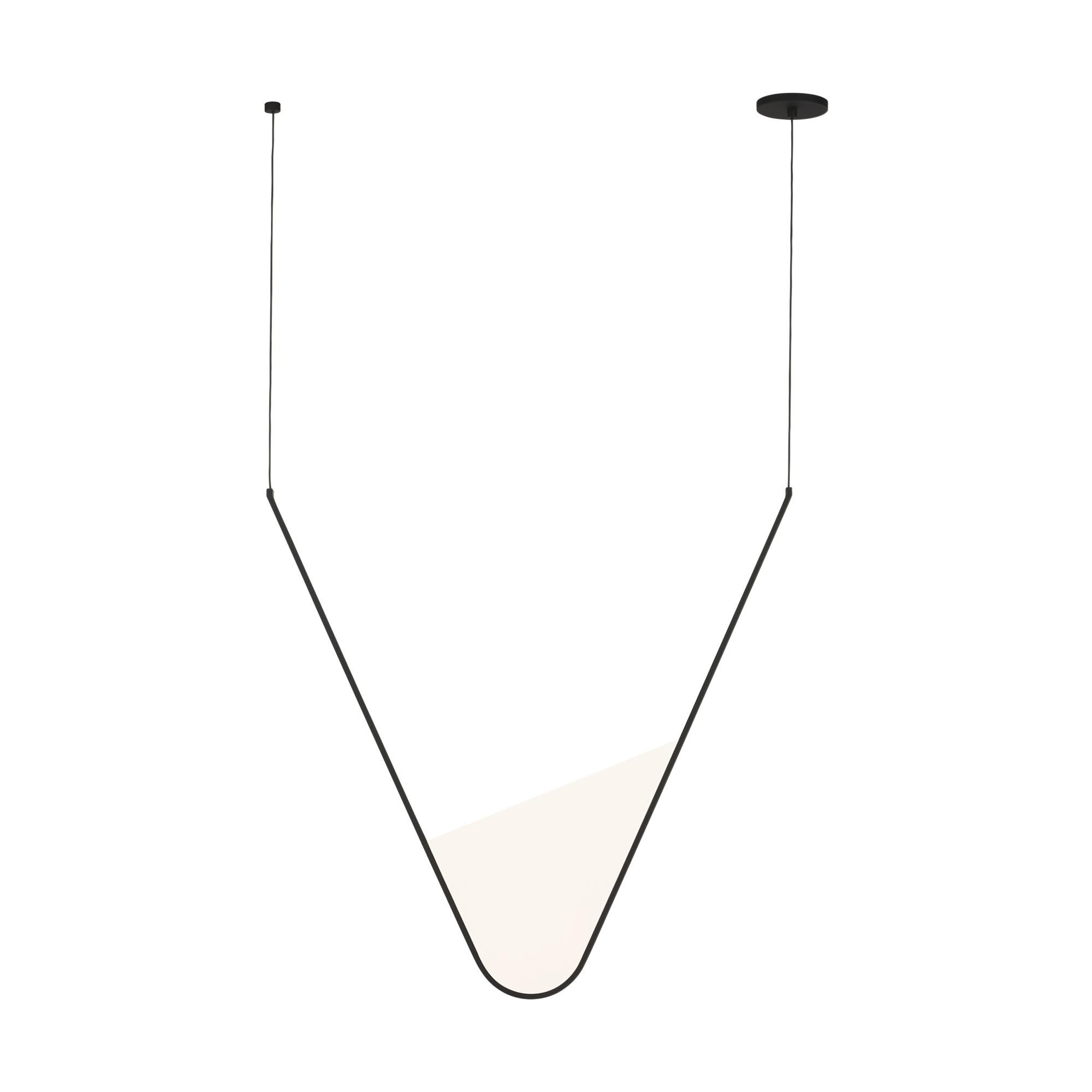 Shown in Nightshade Black finish and Light Guide shade