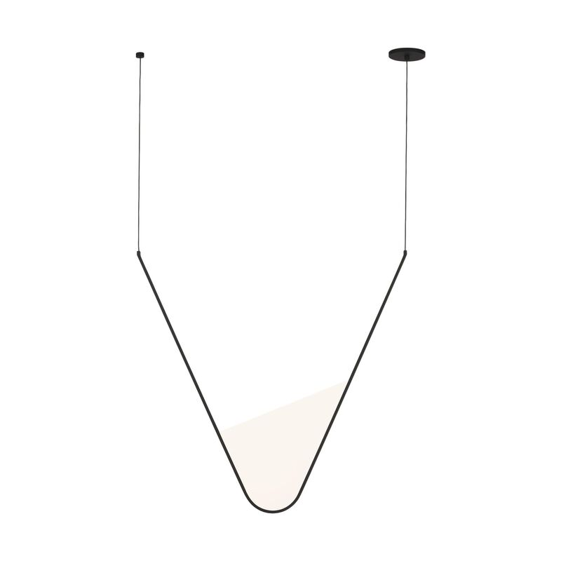 Sean Lavin Mizu 33 Inch Linear Suspension Light by Visual Comfort Modern Collection