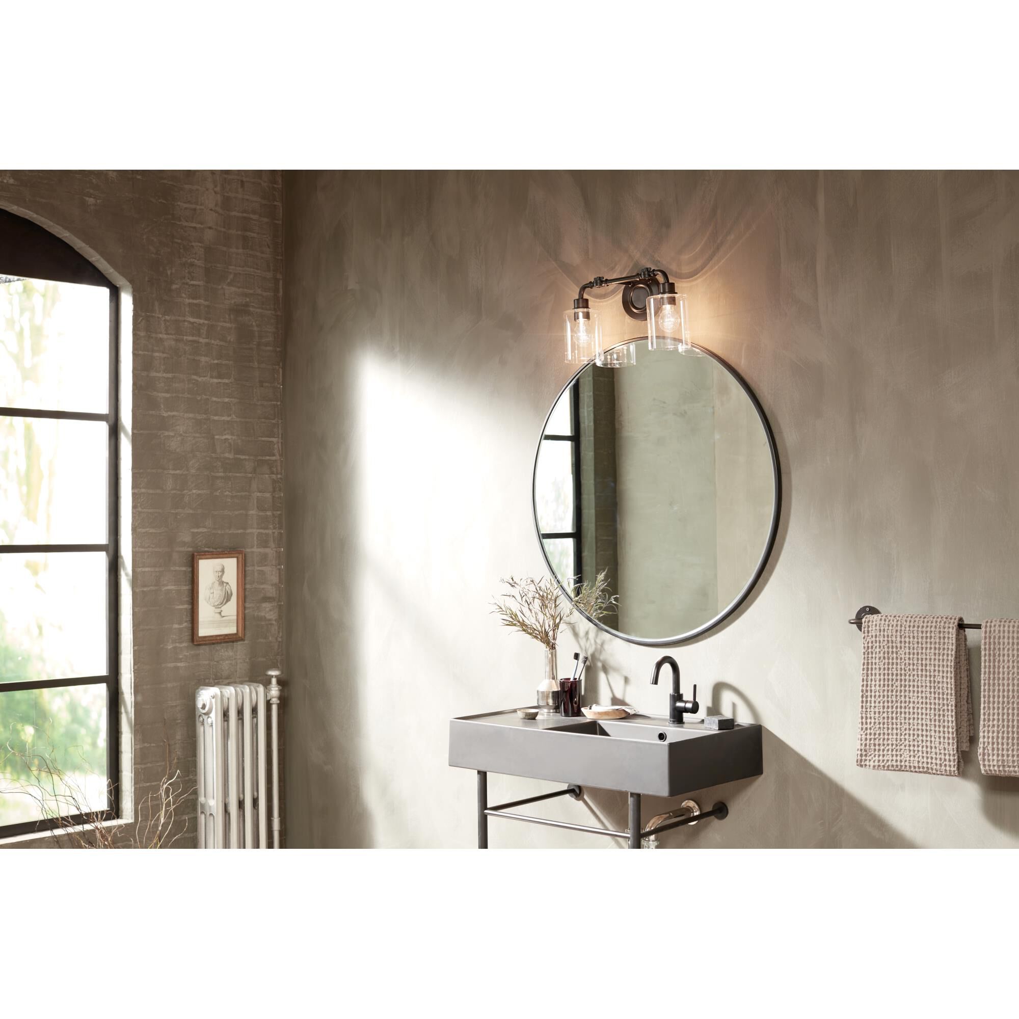 Gunnison 17 Inch 2 Light Bath Vanity Light by Kichler Lighting