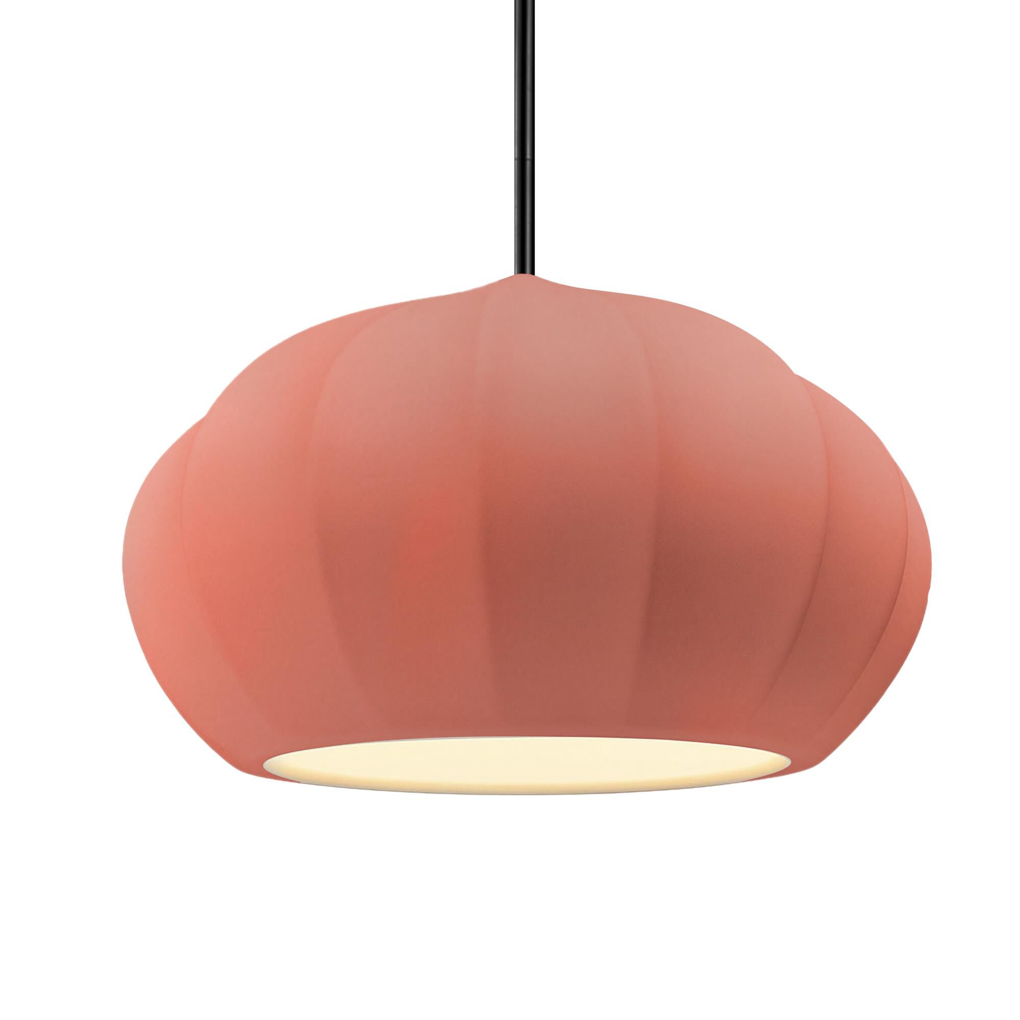 Fluted 13 Inch Large Pendant by Justice Design Group
