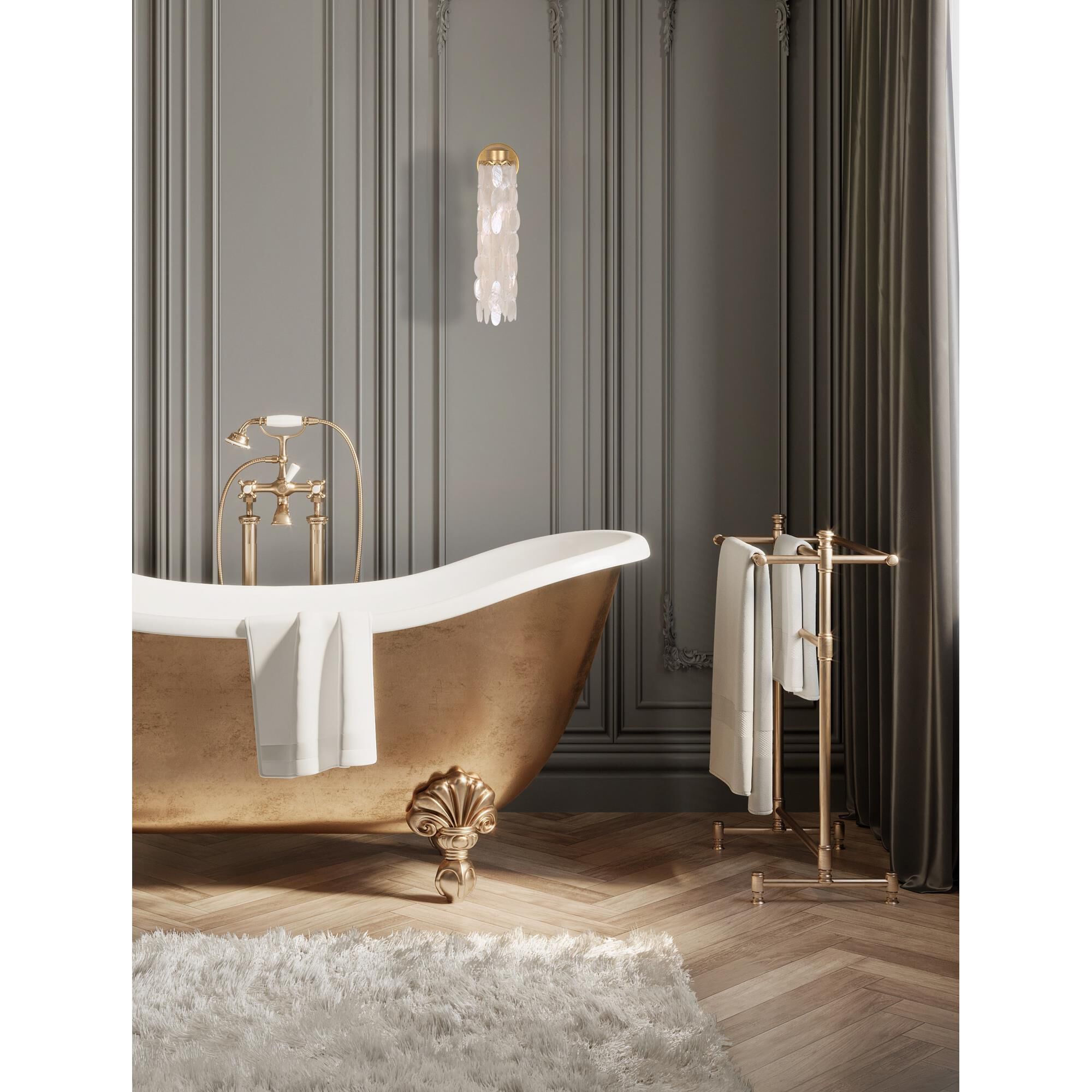 Edgy Large Wall Sconce,