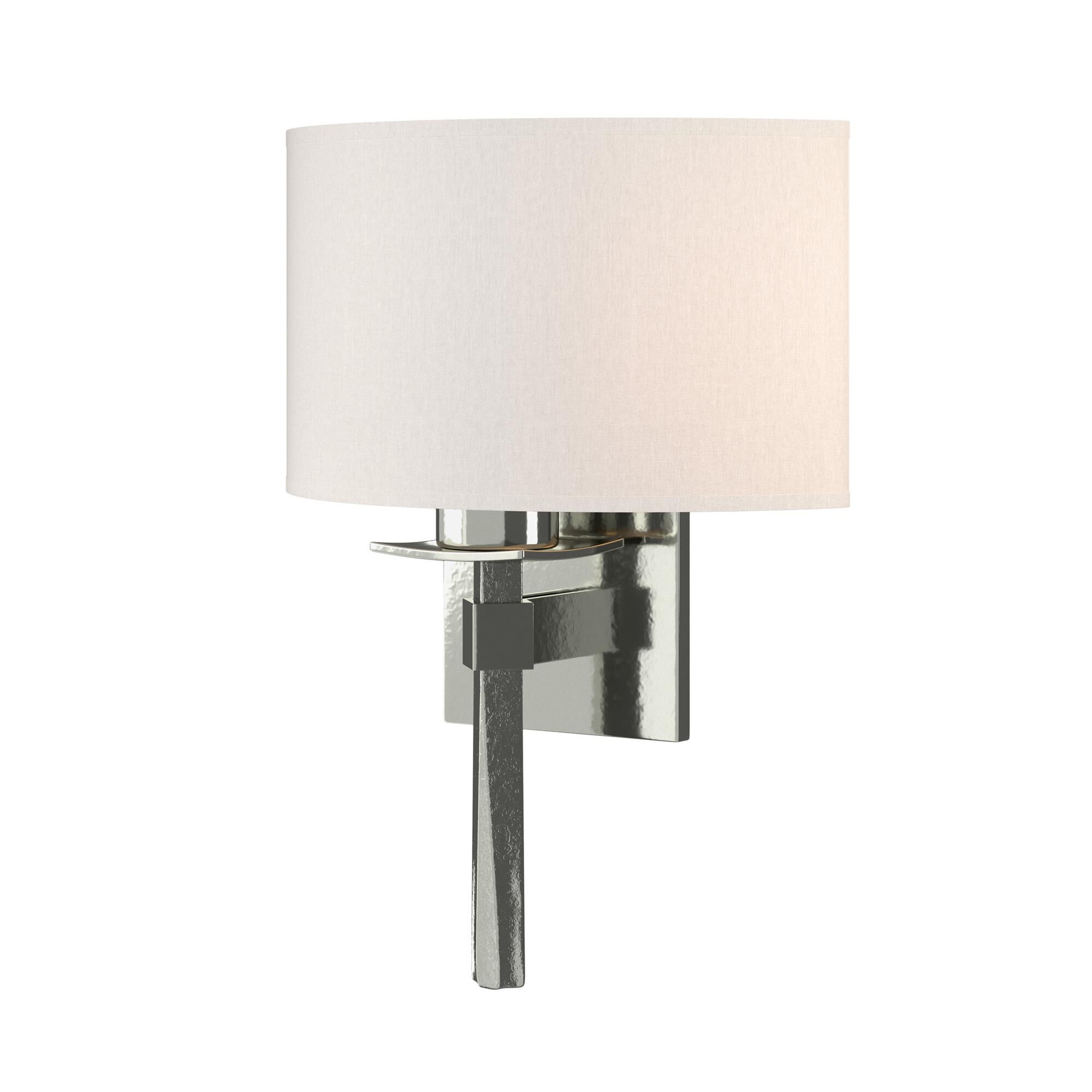 Shown in Sterling finish and Flax shade