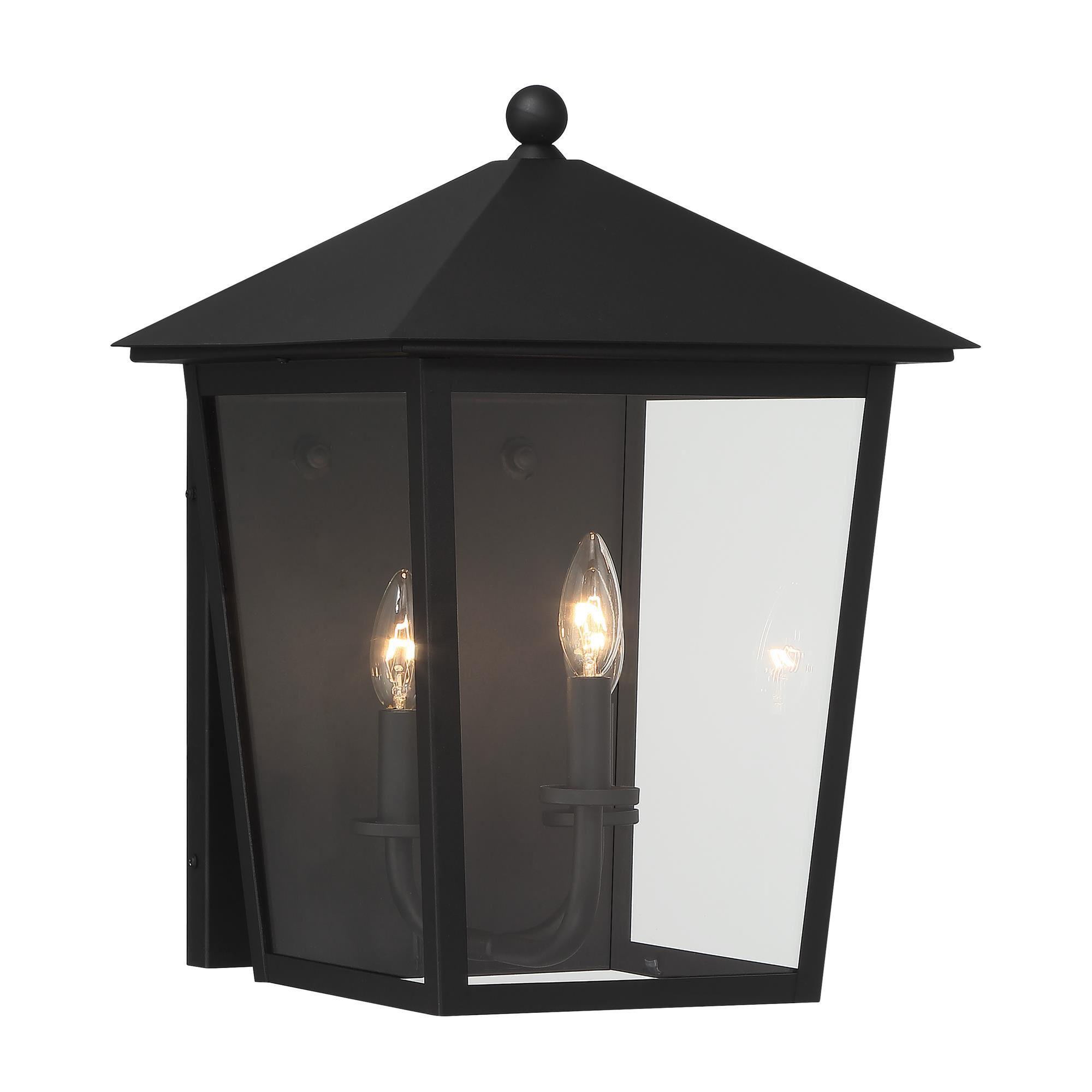 Shown in Sand Coal finish and Clear glass