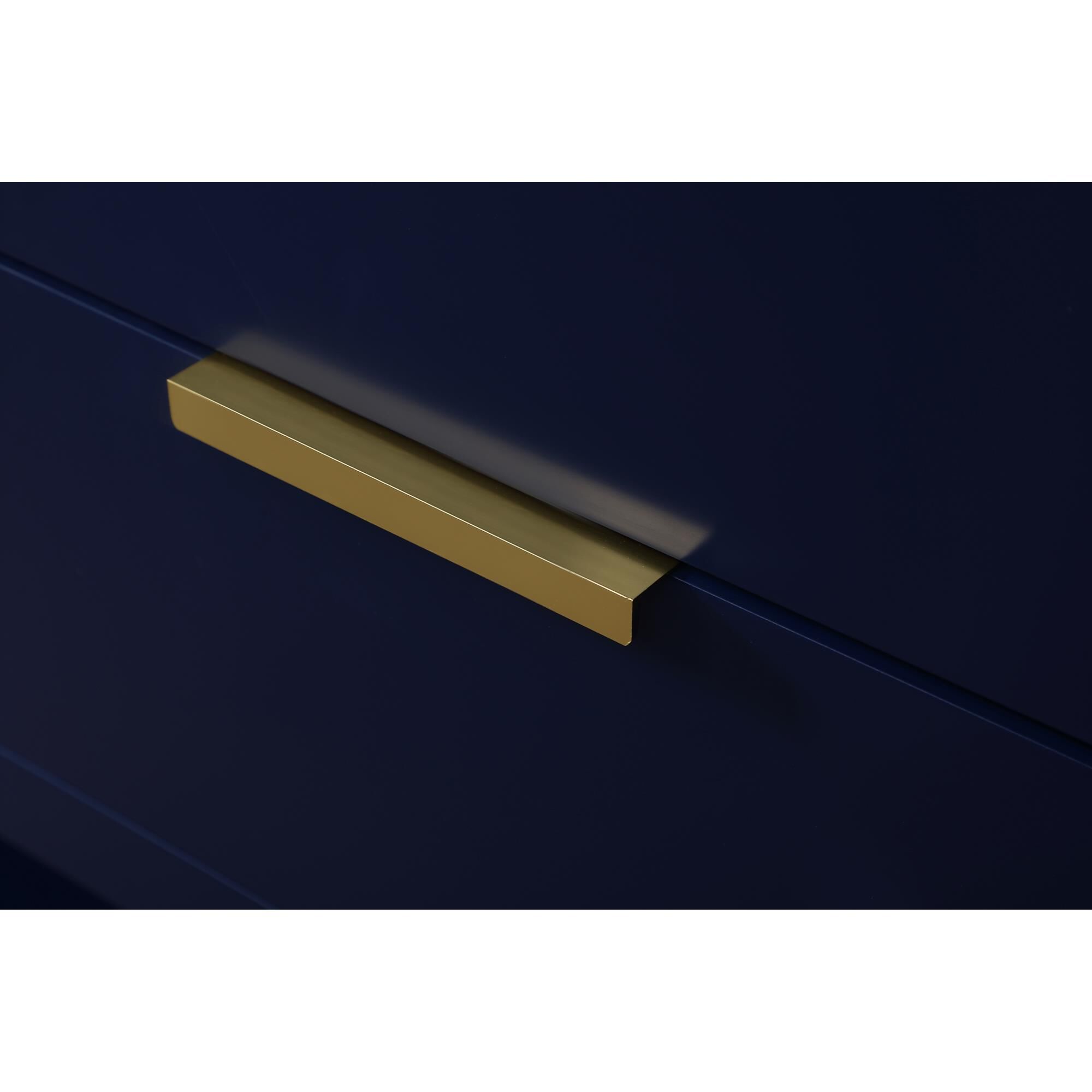 Shown in Blue finish