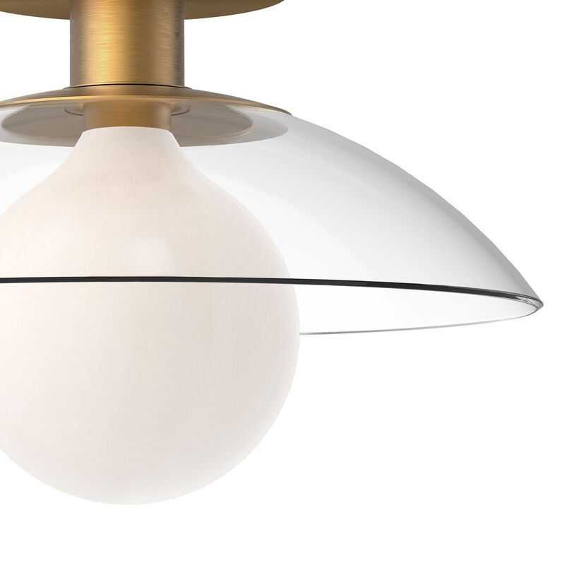 Francesca 12 Inch Semi Flush Mount by Alora Mood