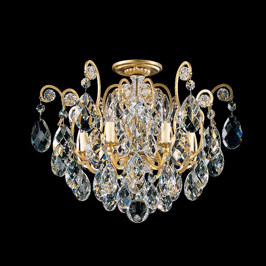 Renaissance 20 Inch 6 Light Flush Mount by Schonbek