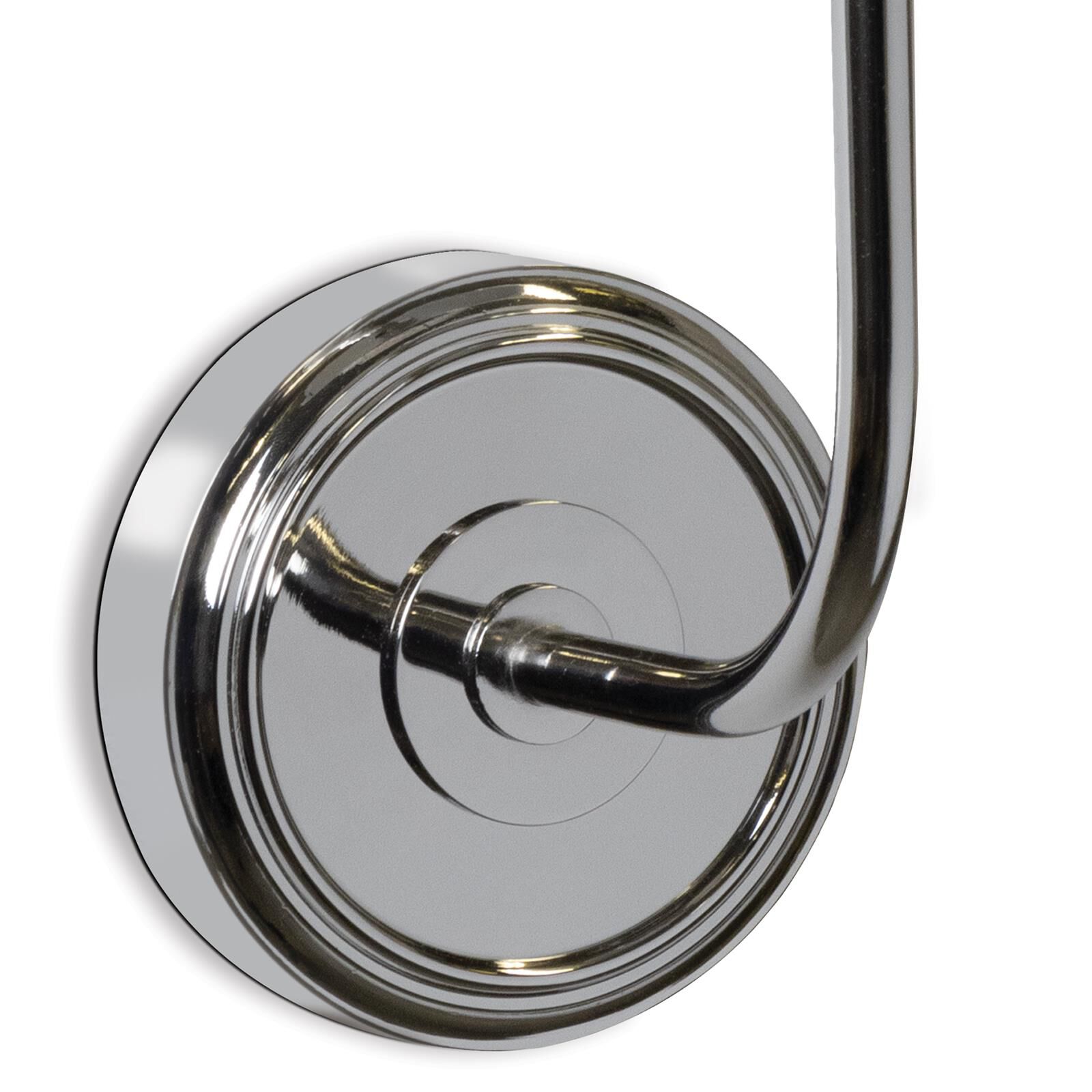 Shown in Polished Nickel finish and Linen shade