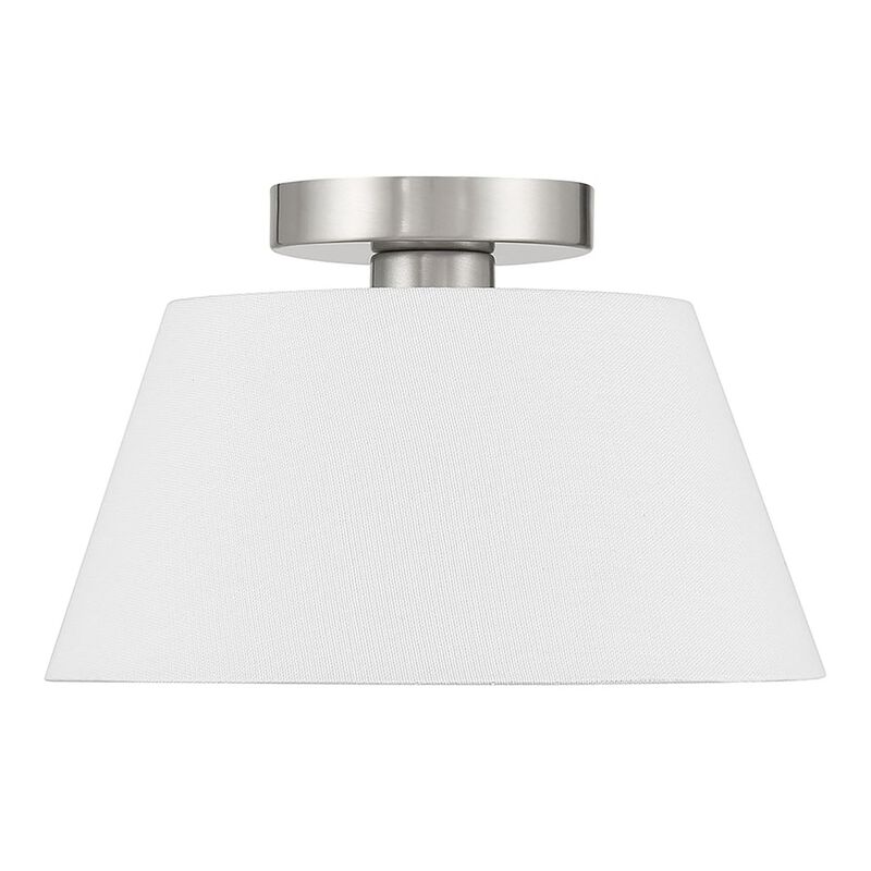 12 Inch Semi Flush Mount by Meridian Lighting