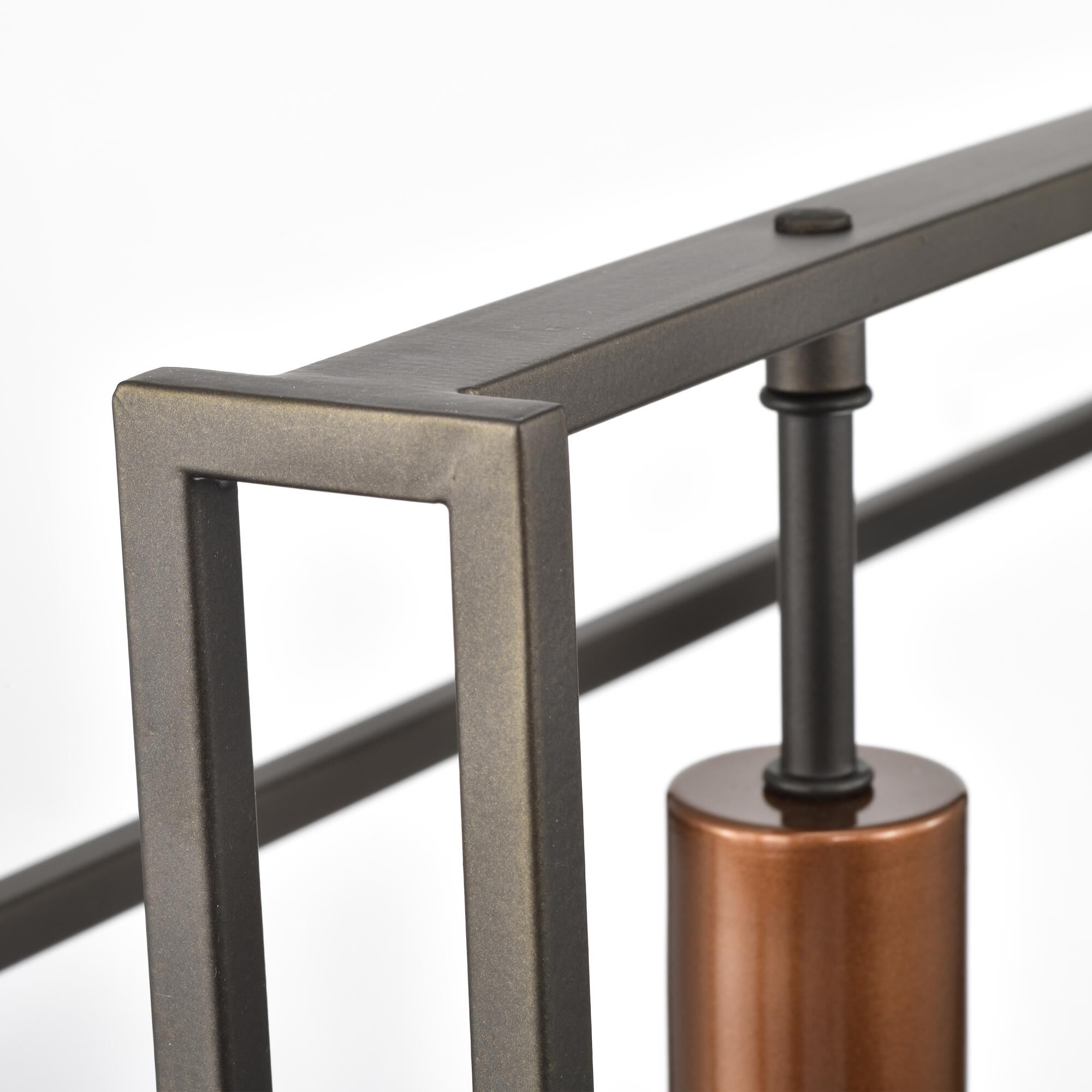 Shown in Bronze with Copper Accents finish