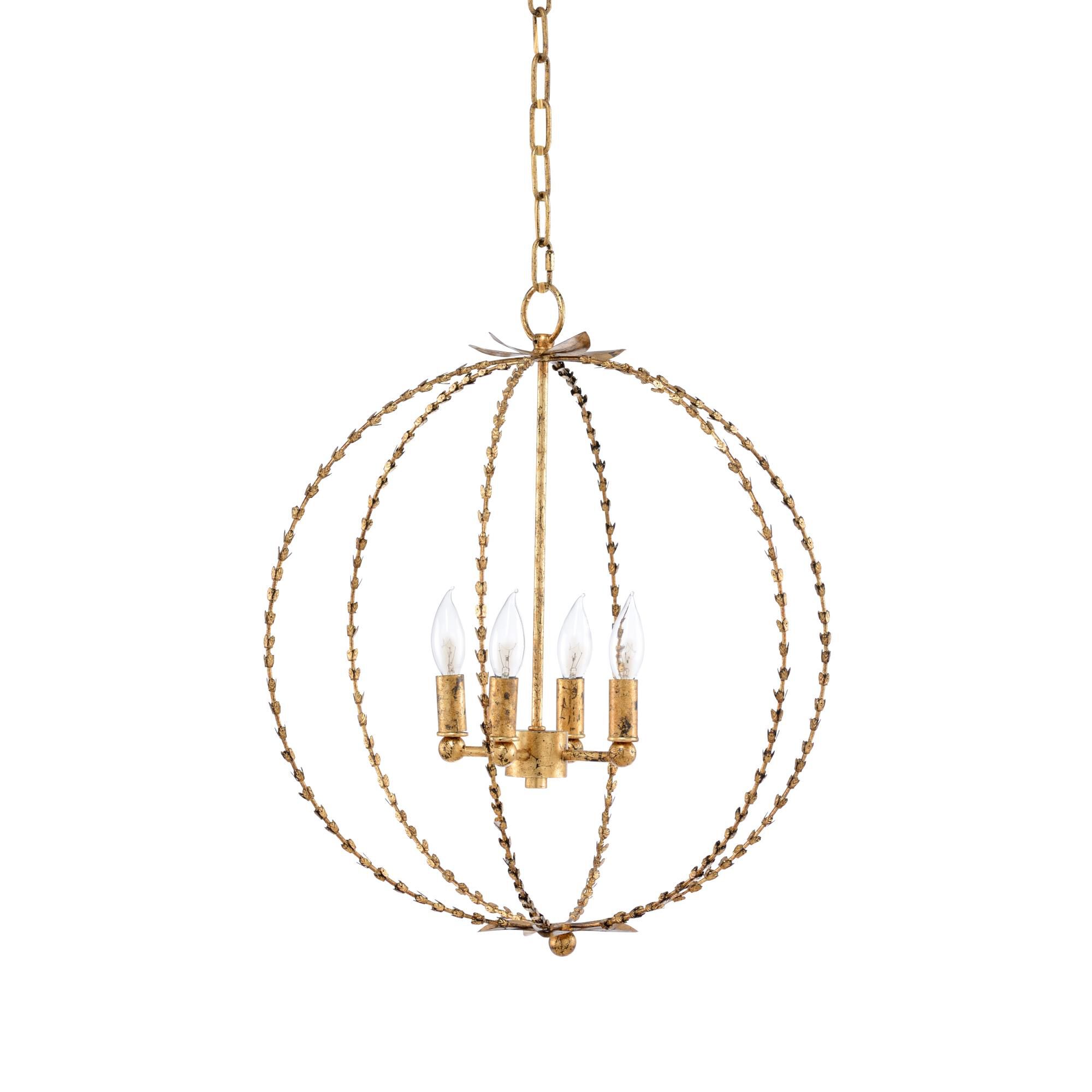 Shown in Blackened Gold Leaf finish