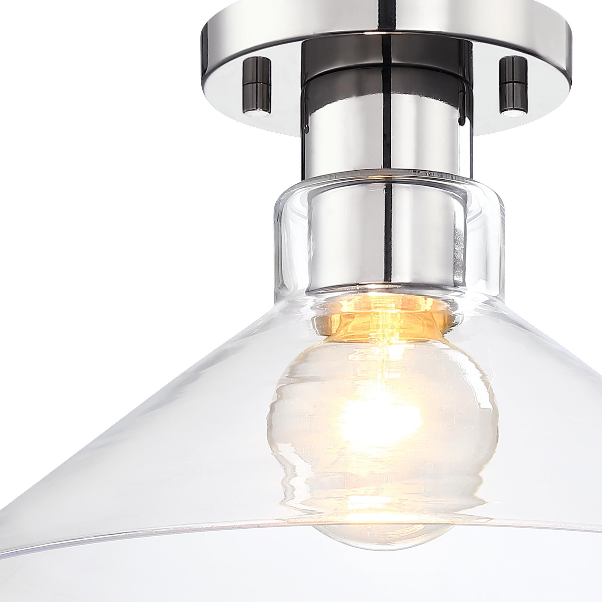 Leena 14 Inch Semi Flush Mount by Designers Fountain