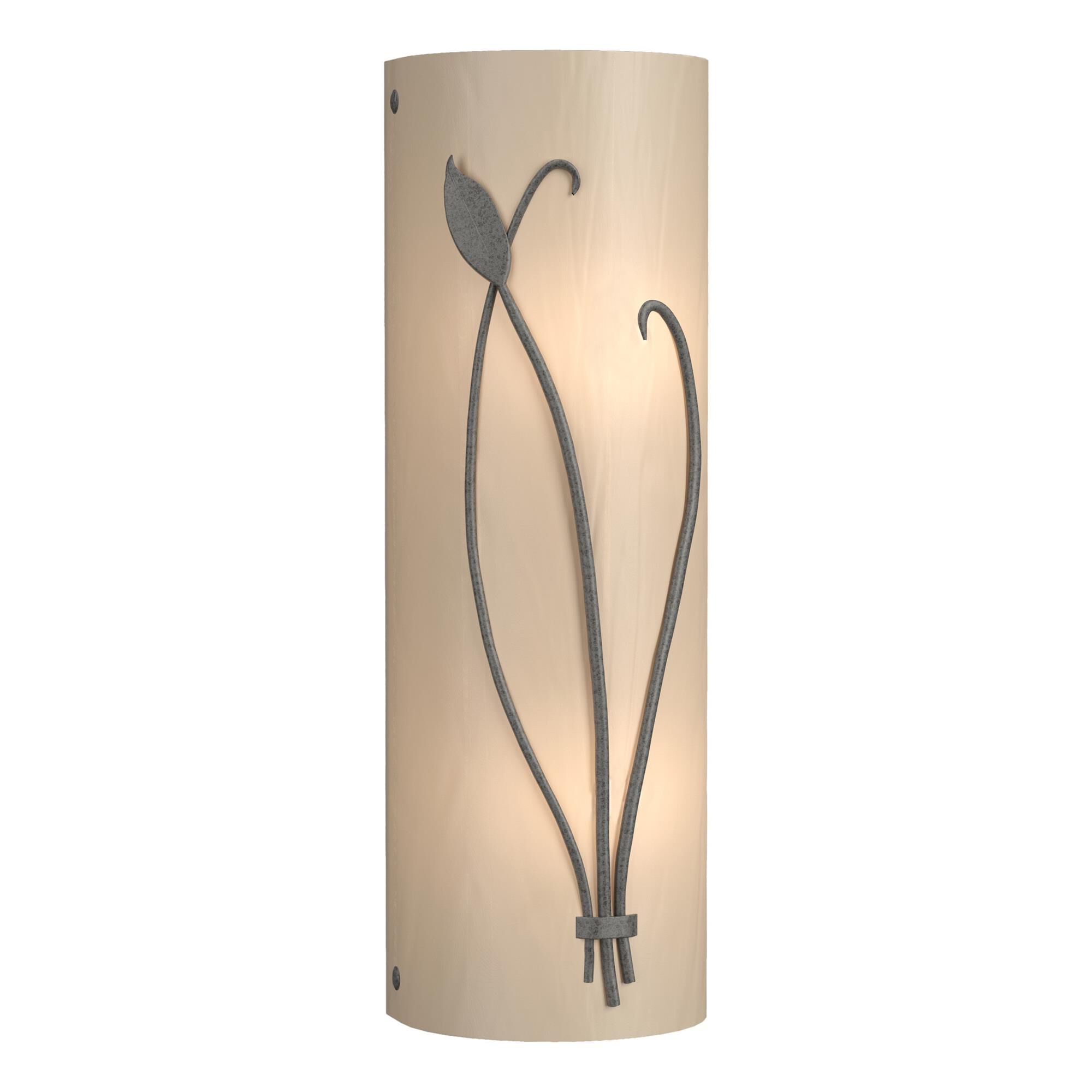 Forged Leaves 17 Inch 2 Light Wall Sconce,