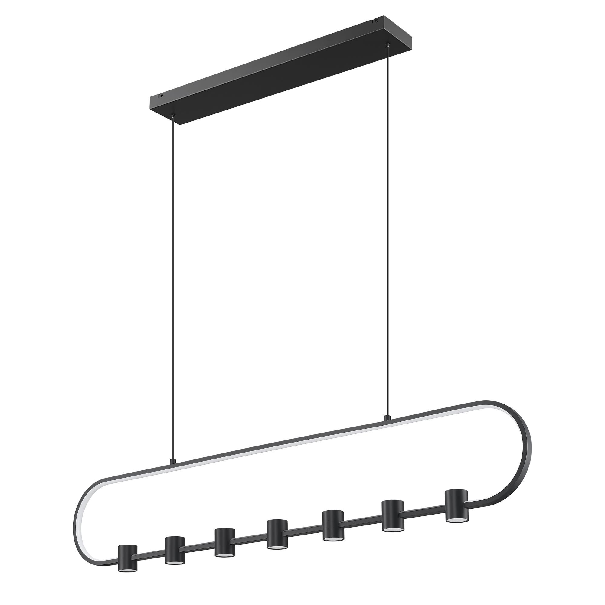 Shown in Matte Black finish and White glass