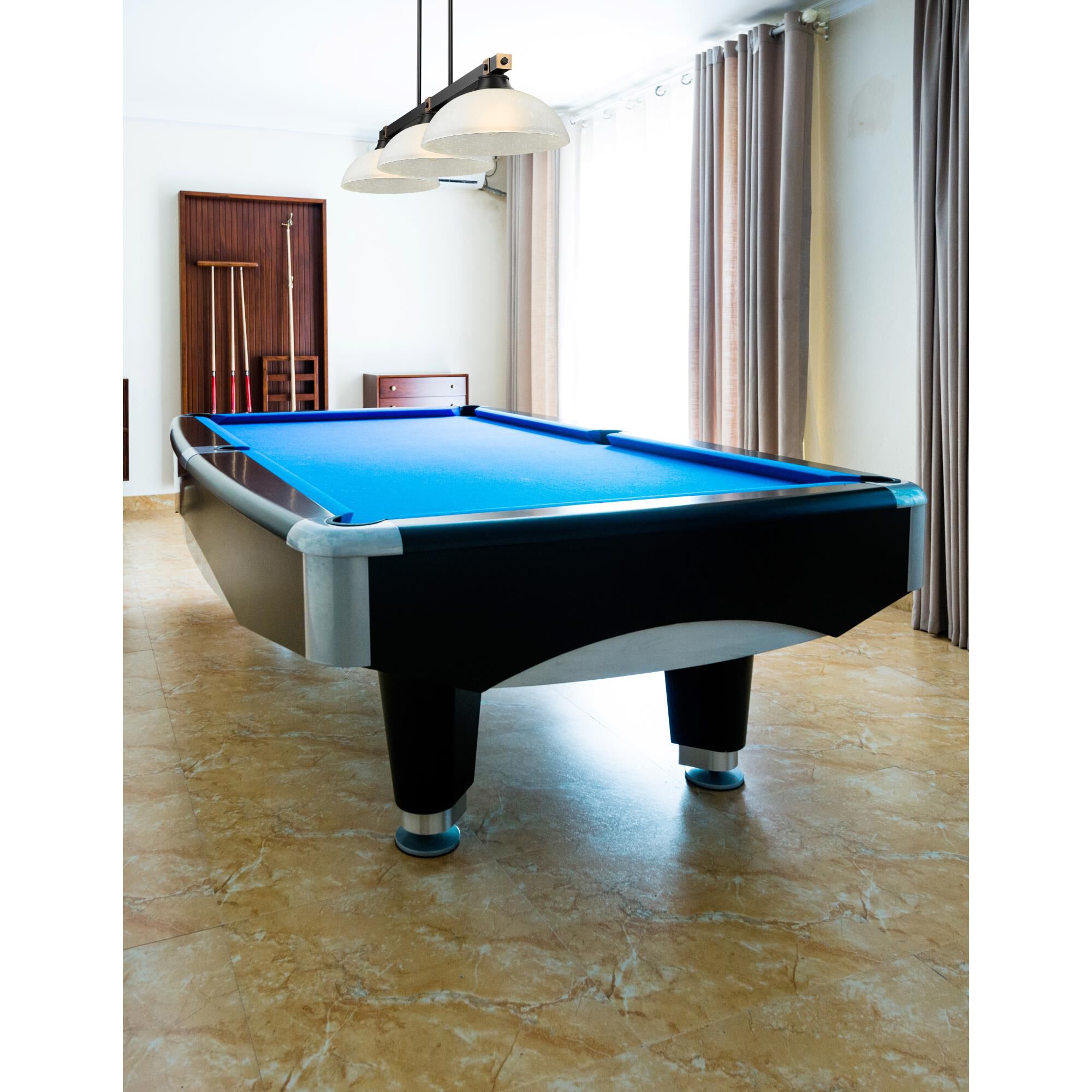 Shown in Matte Black + Rubbed Brass finish and White Linen glass and White Linen shade