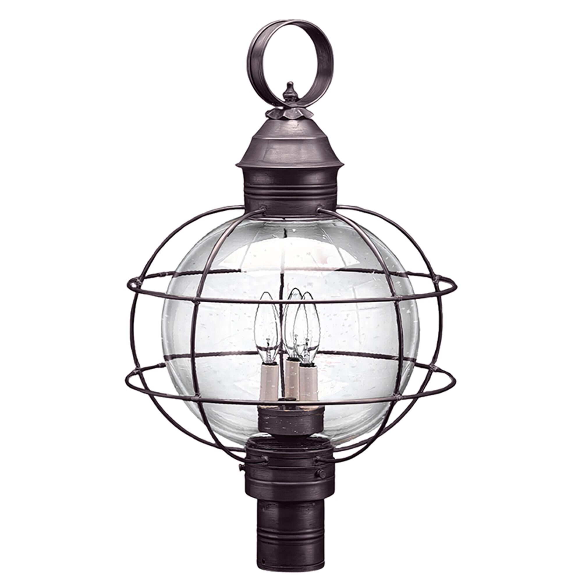 Onion 25 Inch 3 Light Outdoor Post Lamp,