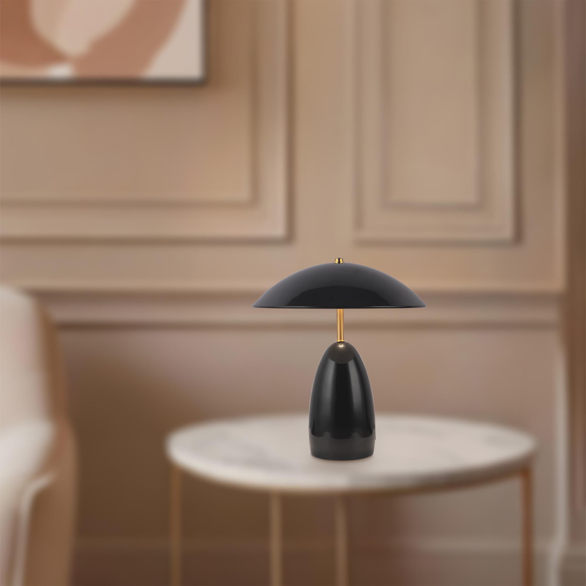 Haejung Roe Poppy 14 Inch Table Lamp by Alora Mood