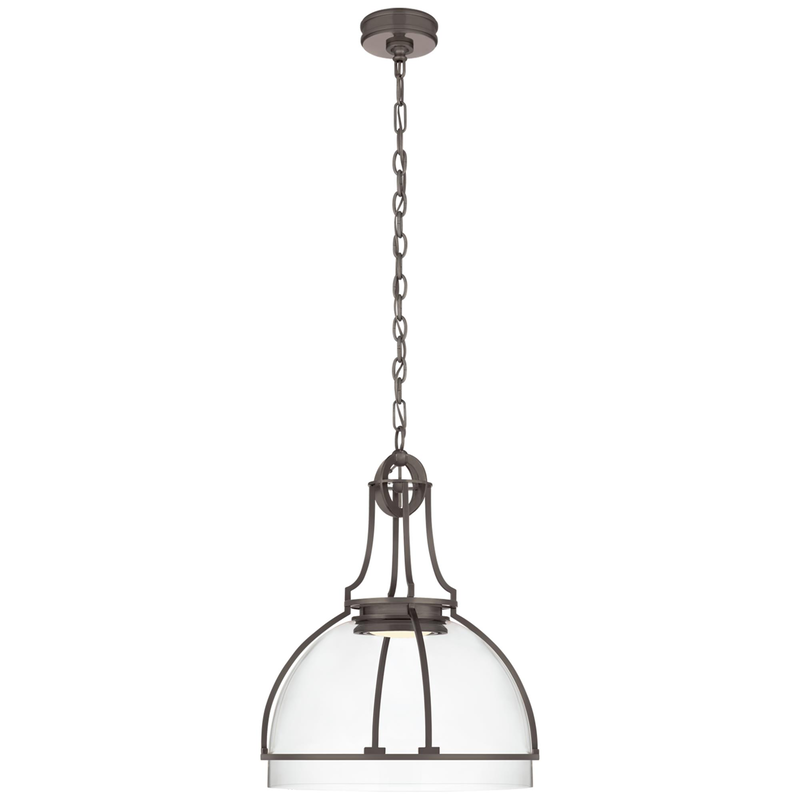 Visual Comfort Signature Collection Chapman & Myers Gracie 19 Inch LED Large Pendant