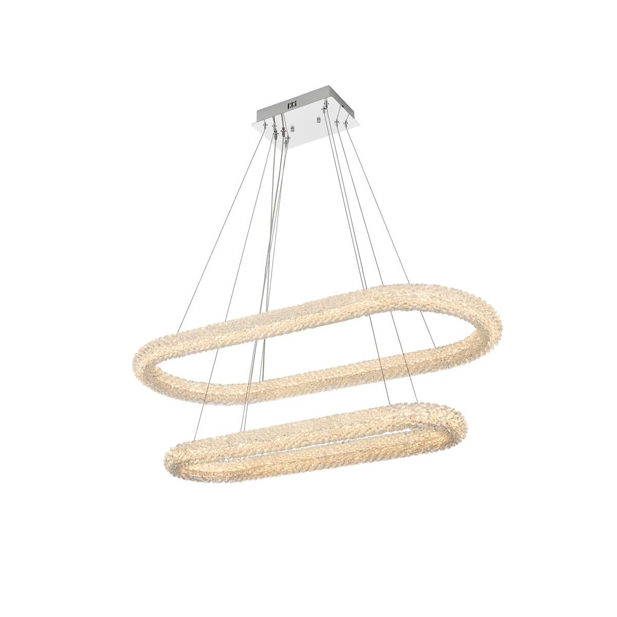 Shown in Chrome finish and Clear Royal Cut crystal